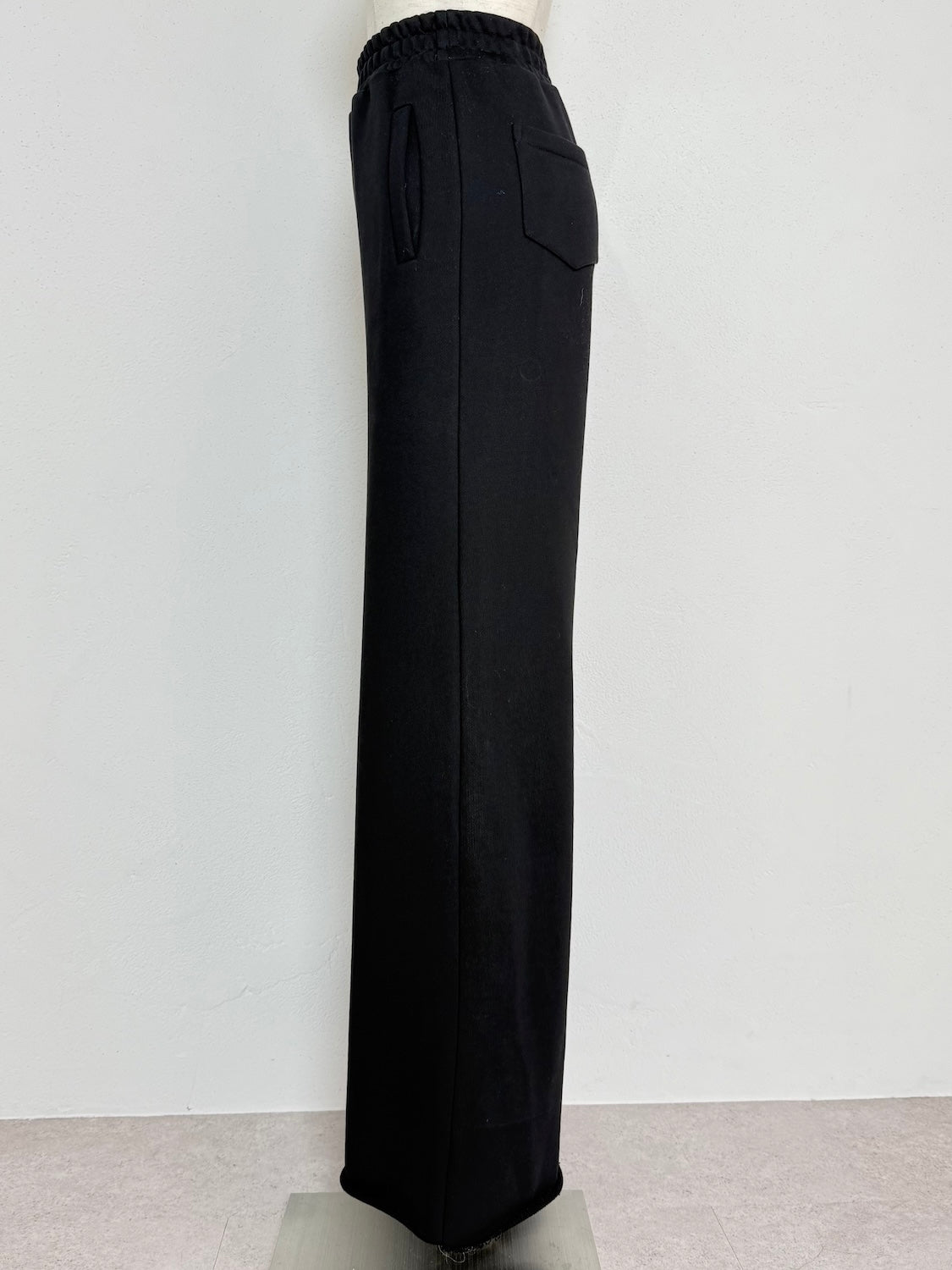 Cut-off Sweat Wide Pants