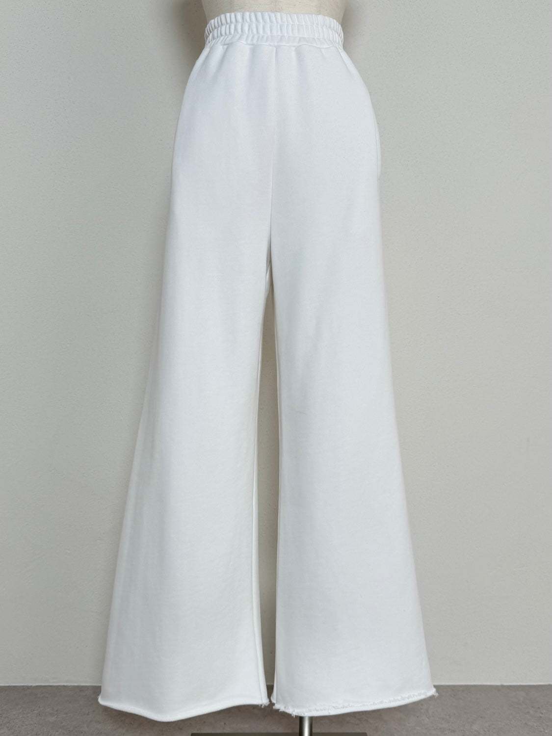 Cut-off Sweat Wide Pants