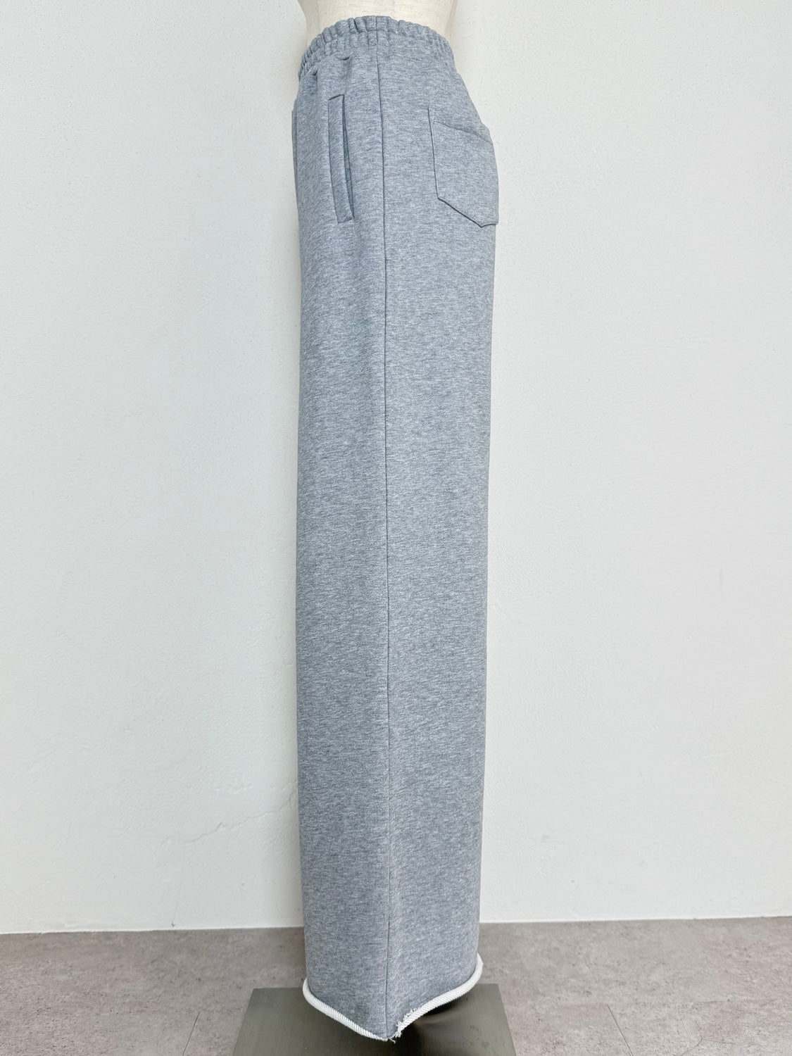 Cut-off Sweat Wide Pants