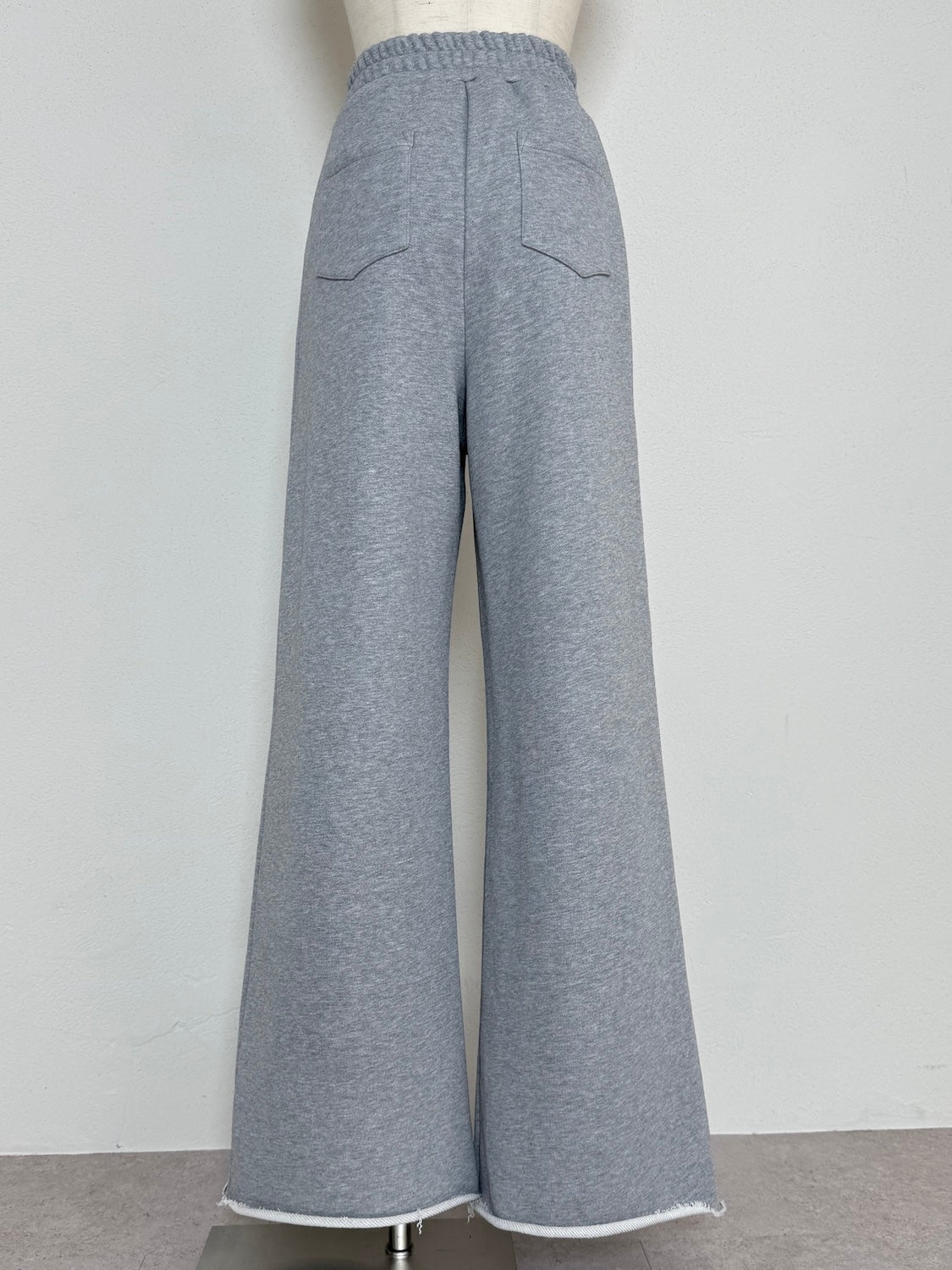 Cut-off Sweat Wide Pants