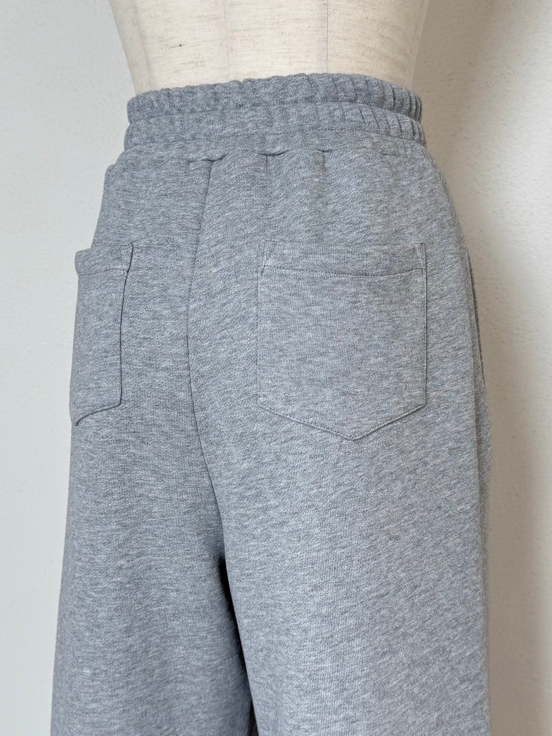 Cut-off Sweat Wide Pants