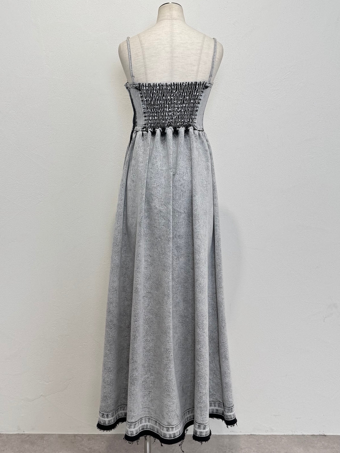 コルセットライク フレア DENIM Dress