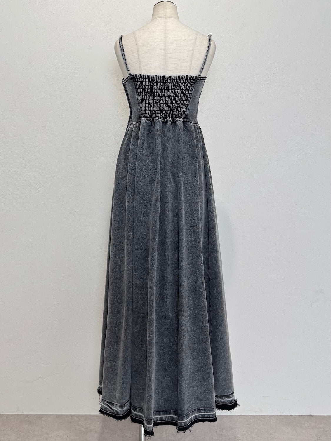 コルセットライク フレア DENIM Dress