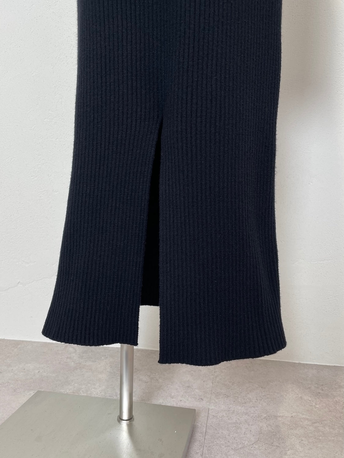Decollete Cutout Knit Dress