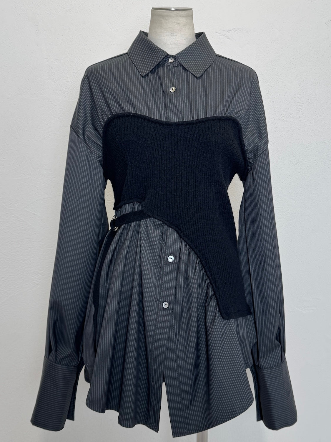 ドッキング KNITビスチェ シャツ