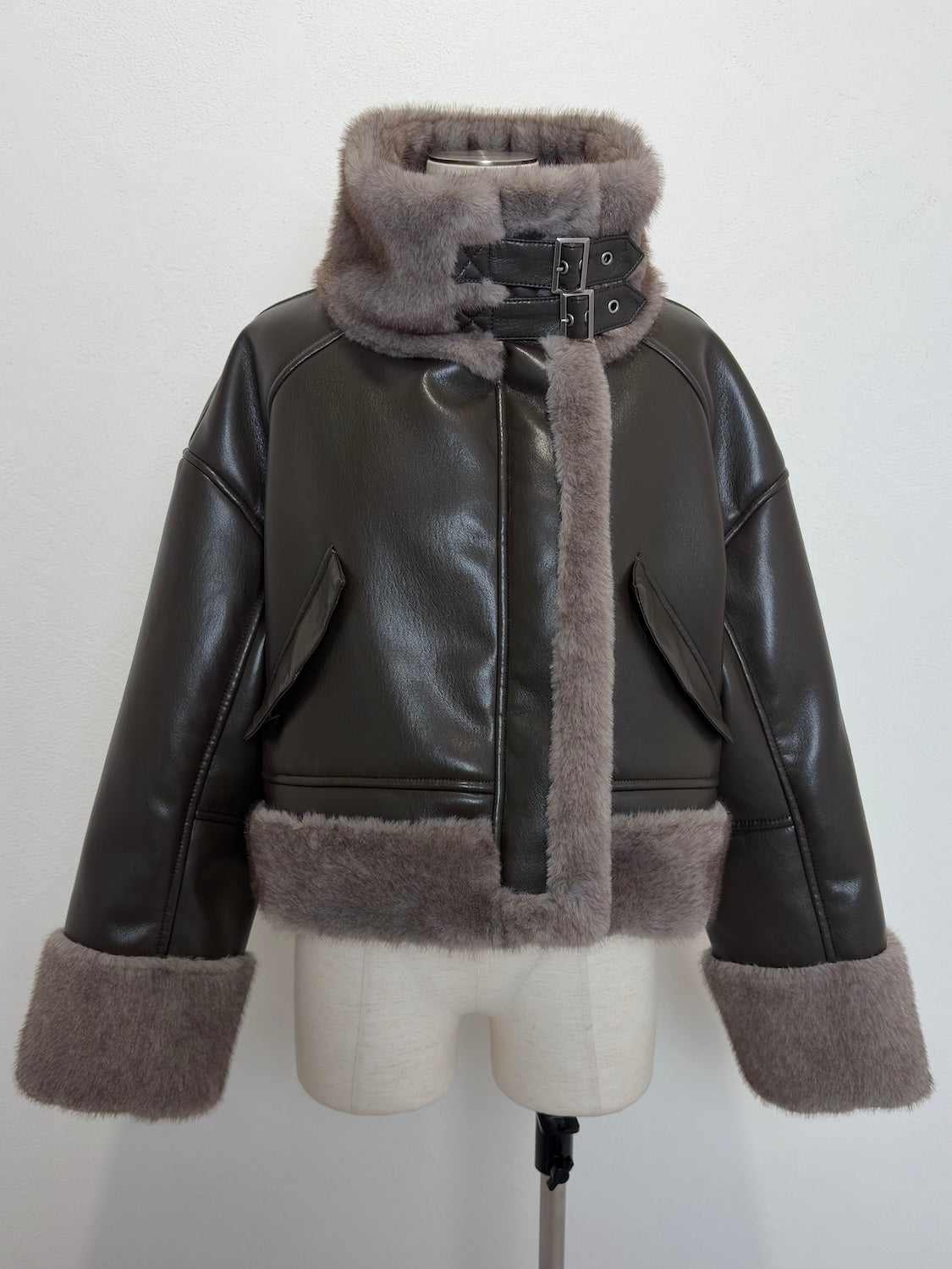 リバーシブル ボンディング Furジャケット