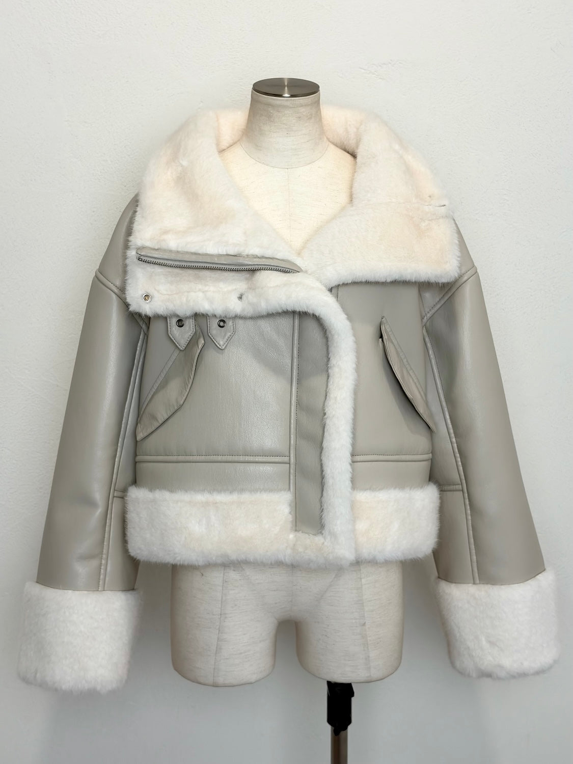 リバーシブル ボンディング Furジャケット