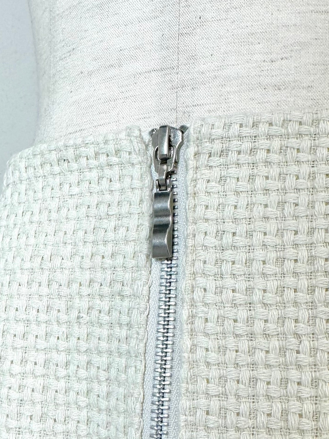 Tweed ダブルジップ スカート