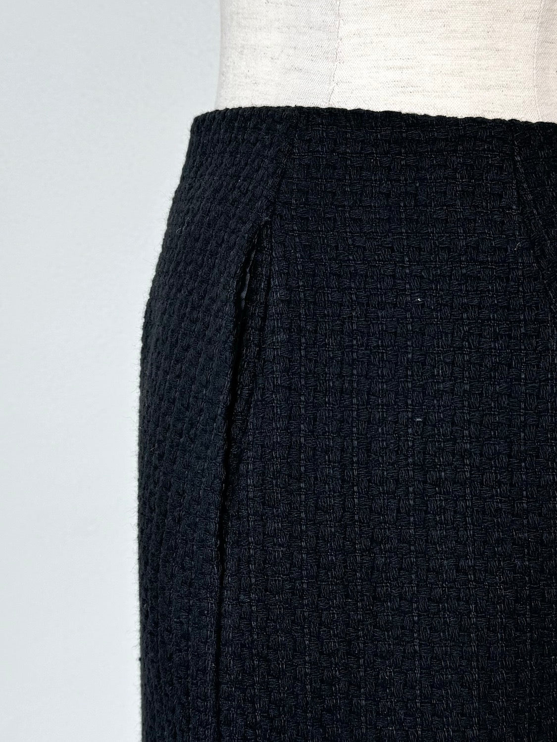 Tweed ダブルジップ スカート