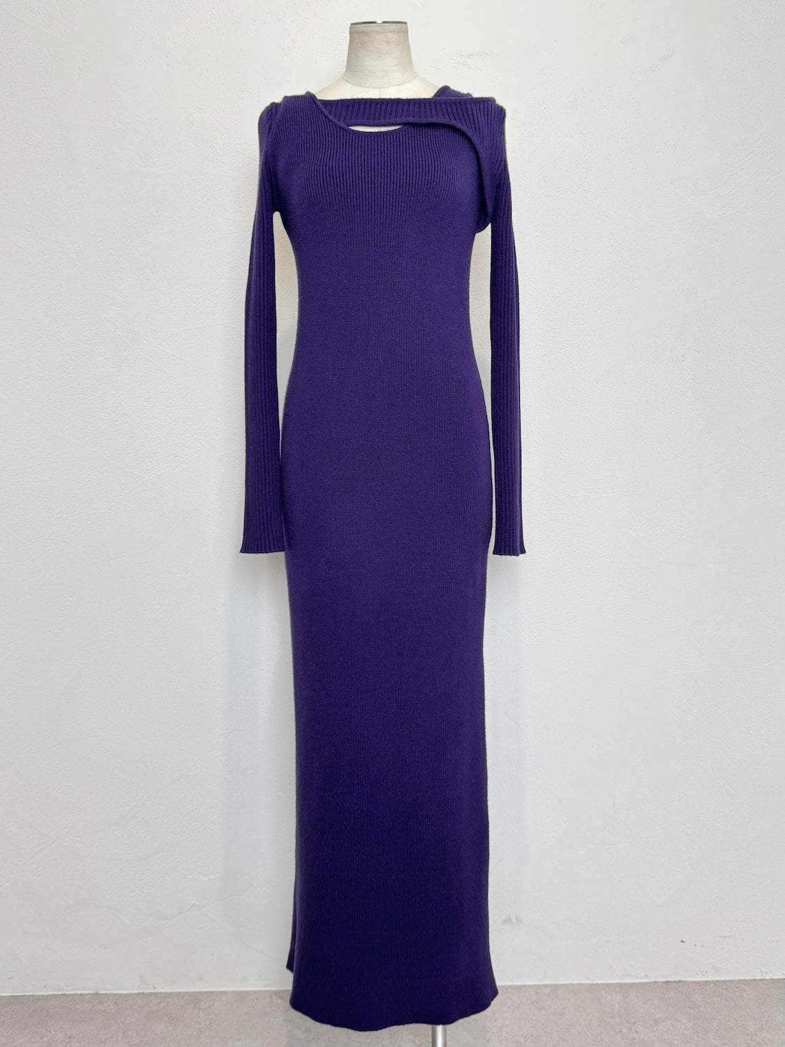 レイヤーライク Rib KNIT ワンピース