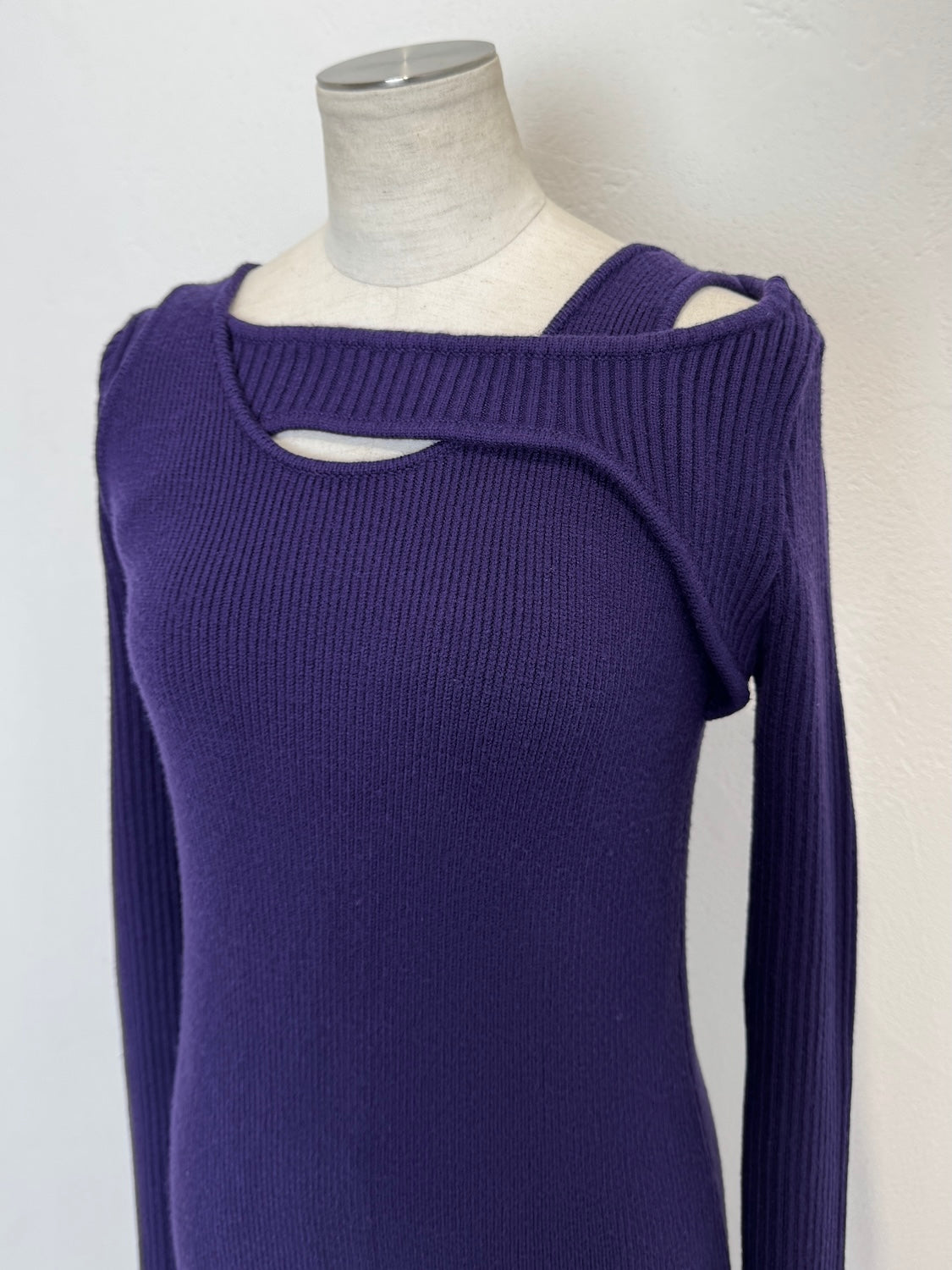 レイヤーライク Rib KNIT ワンピース