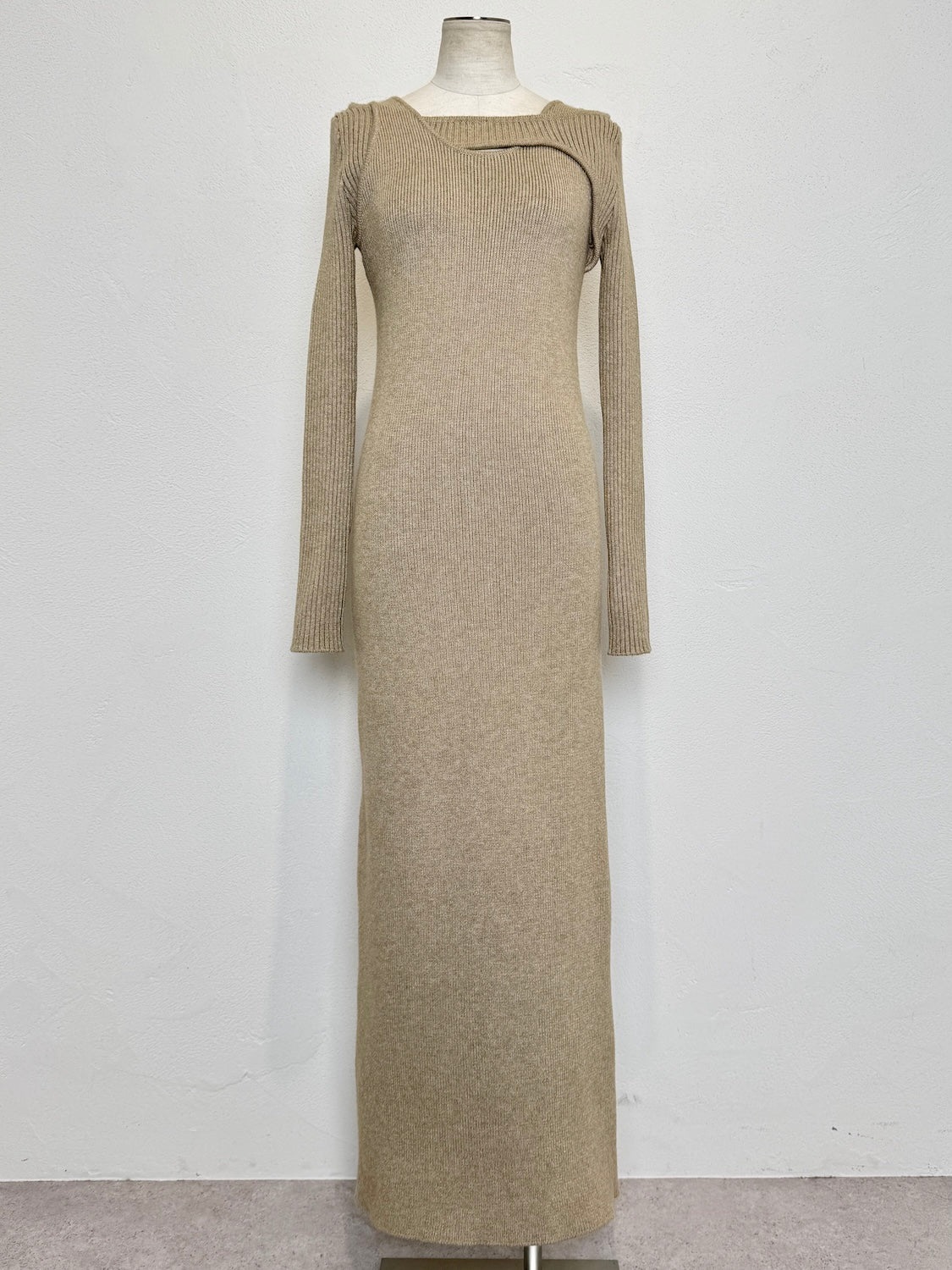 レイヤーライク Rib KNIT ワンピース