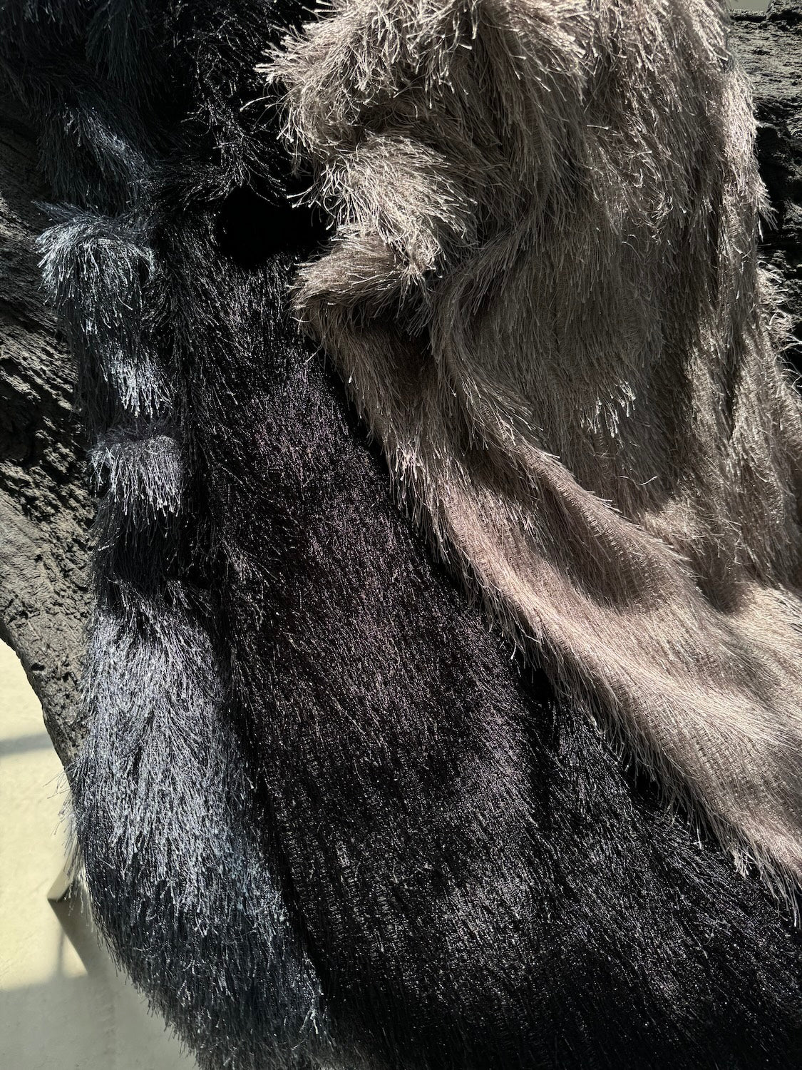 Relax Shaggy Long Skirt