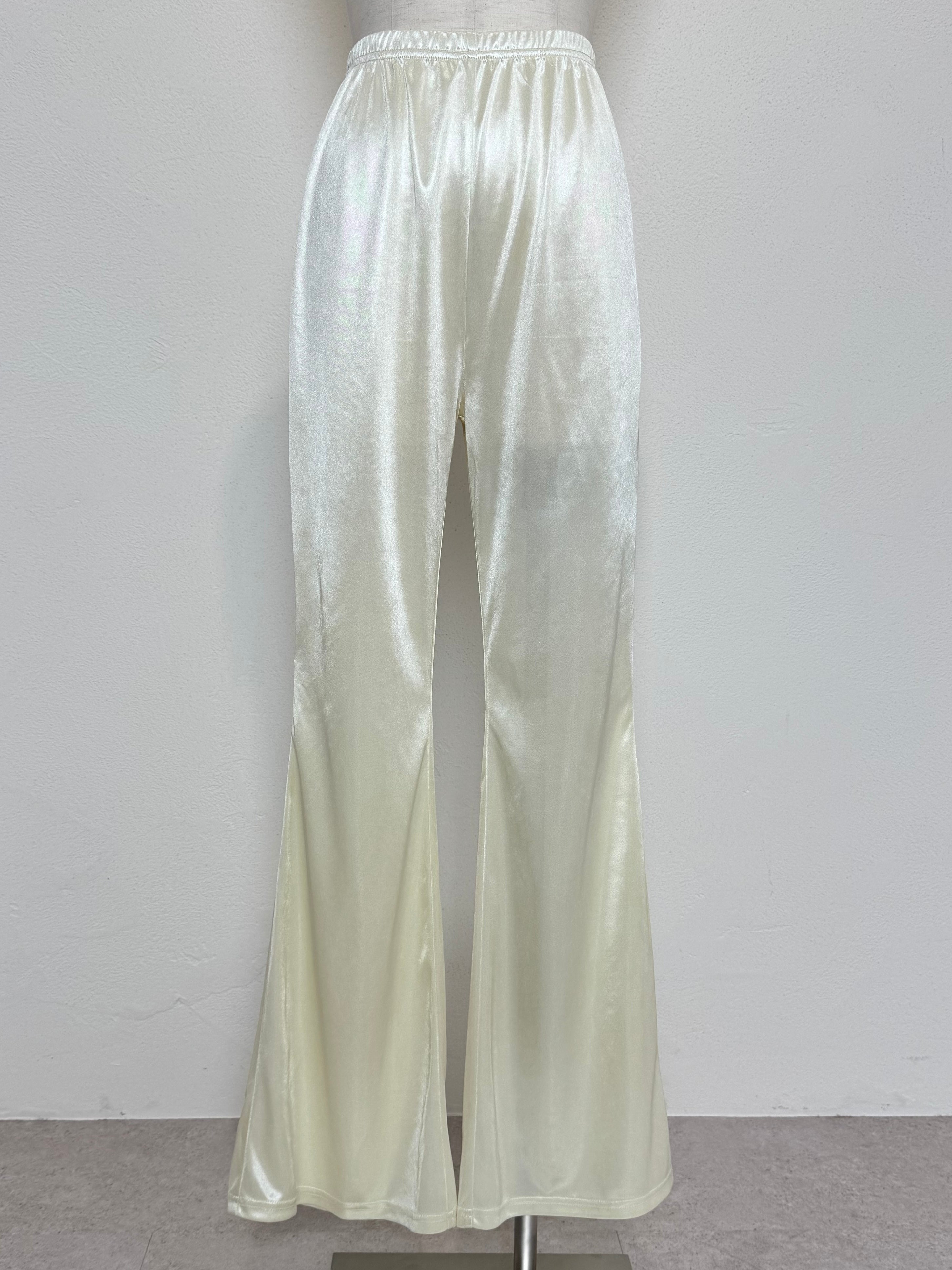 Stretch レース フレアパンツ