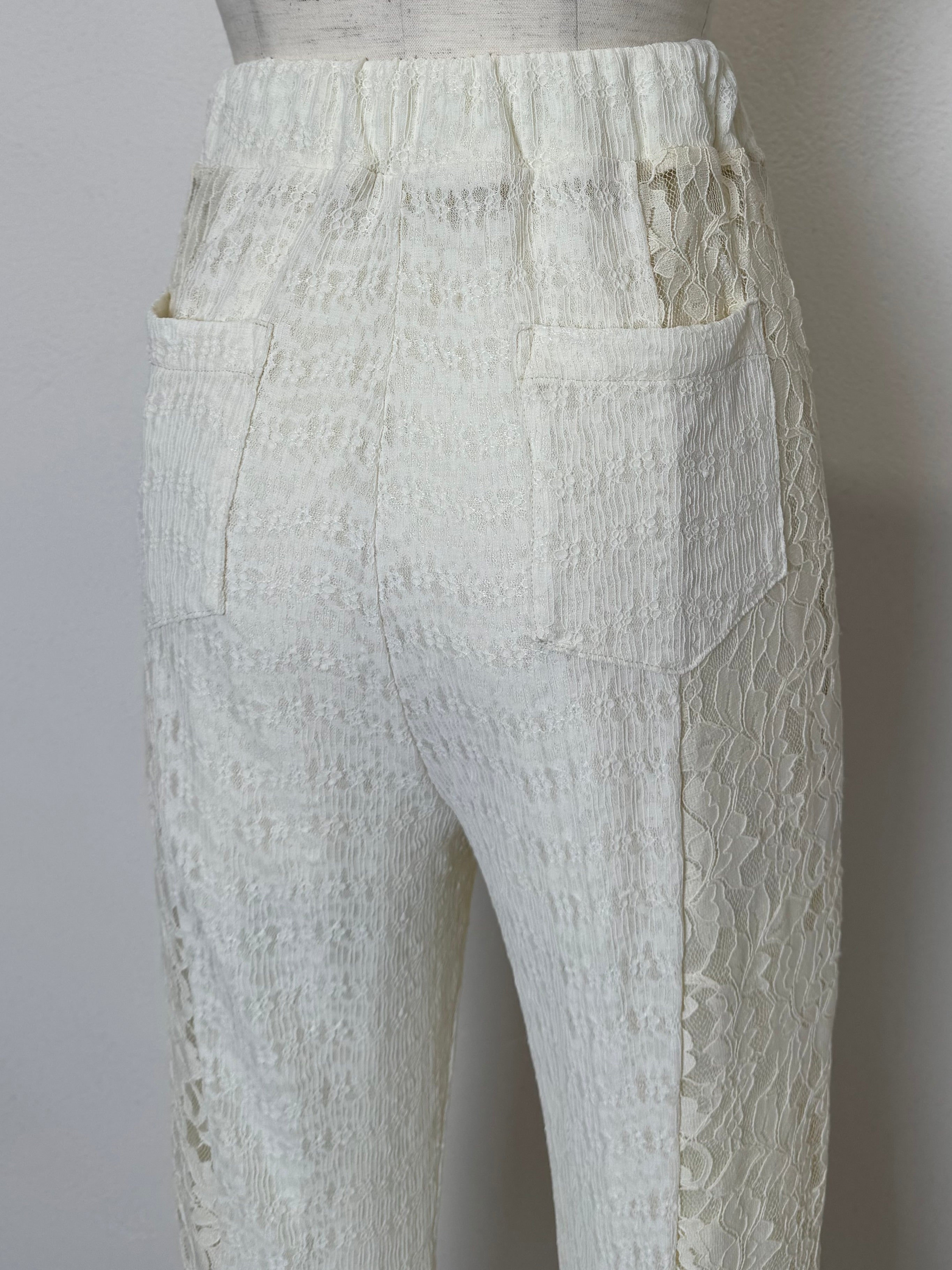 Stretch レース フレアパンツ