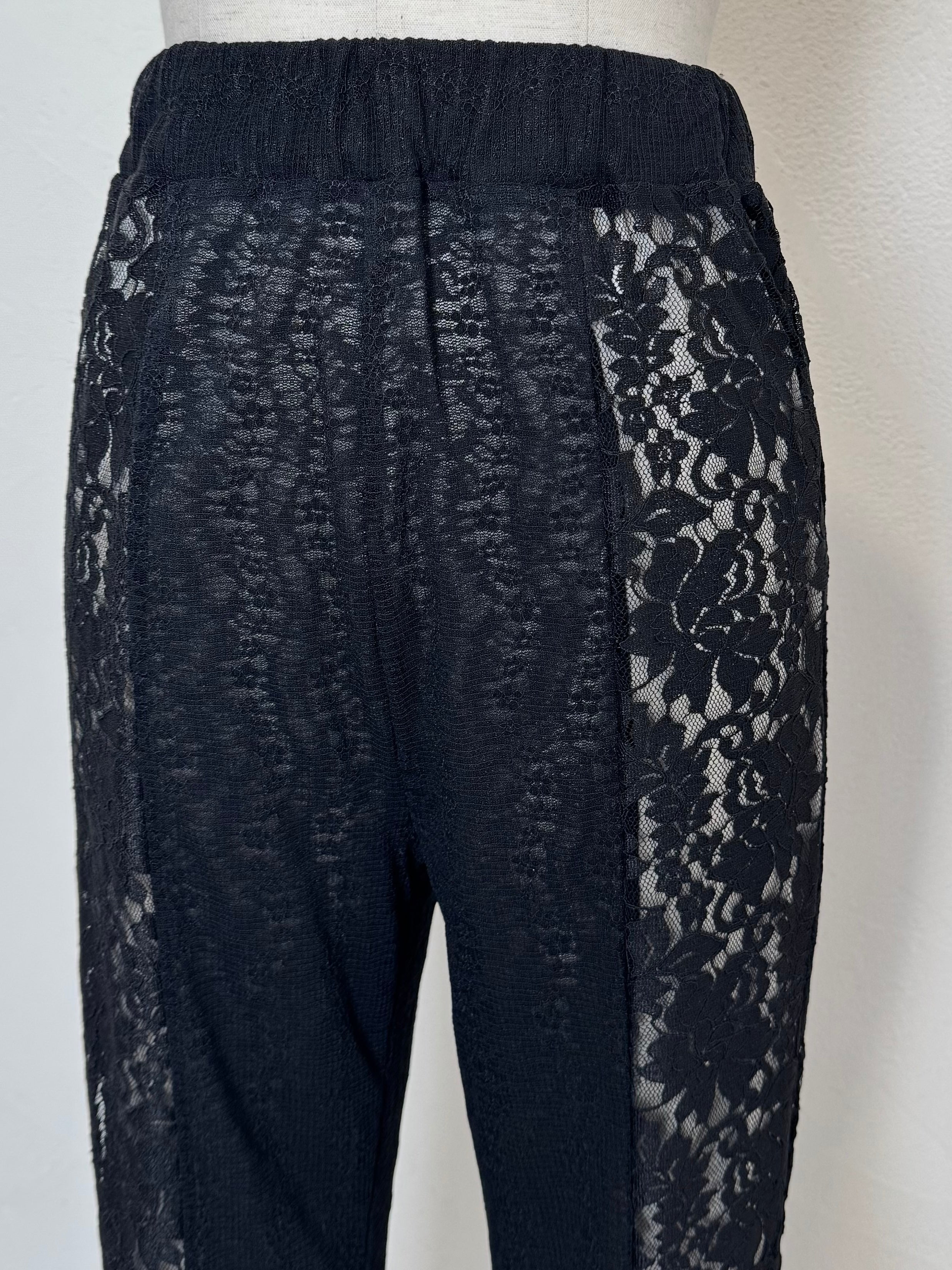 Stretch レース フレアパンツ