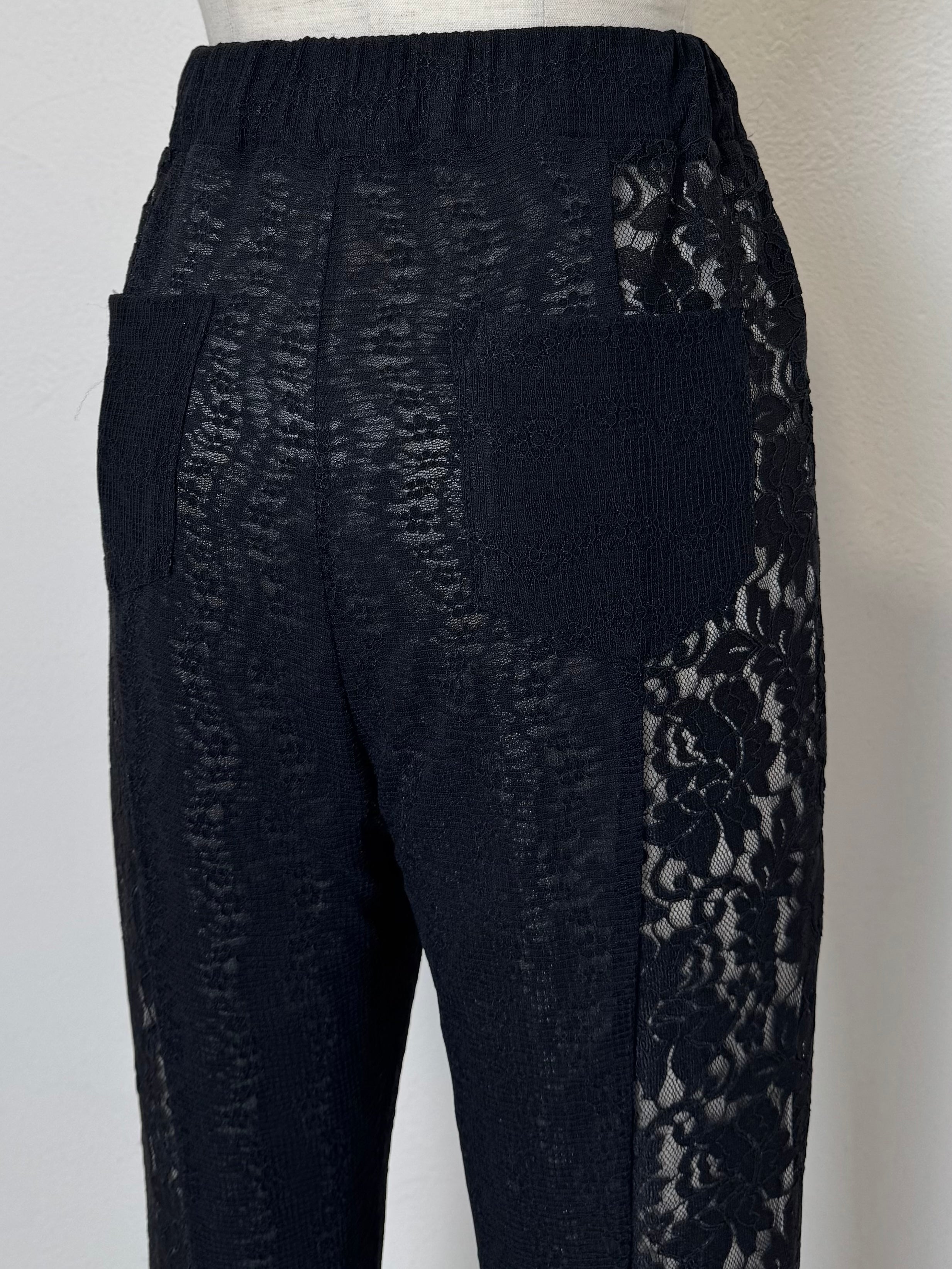 Stretch レース フレアパンツ