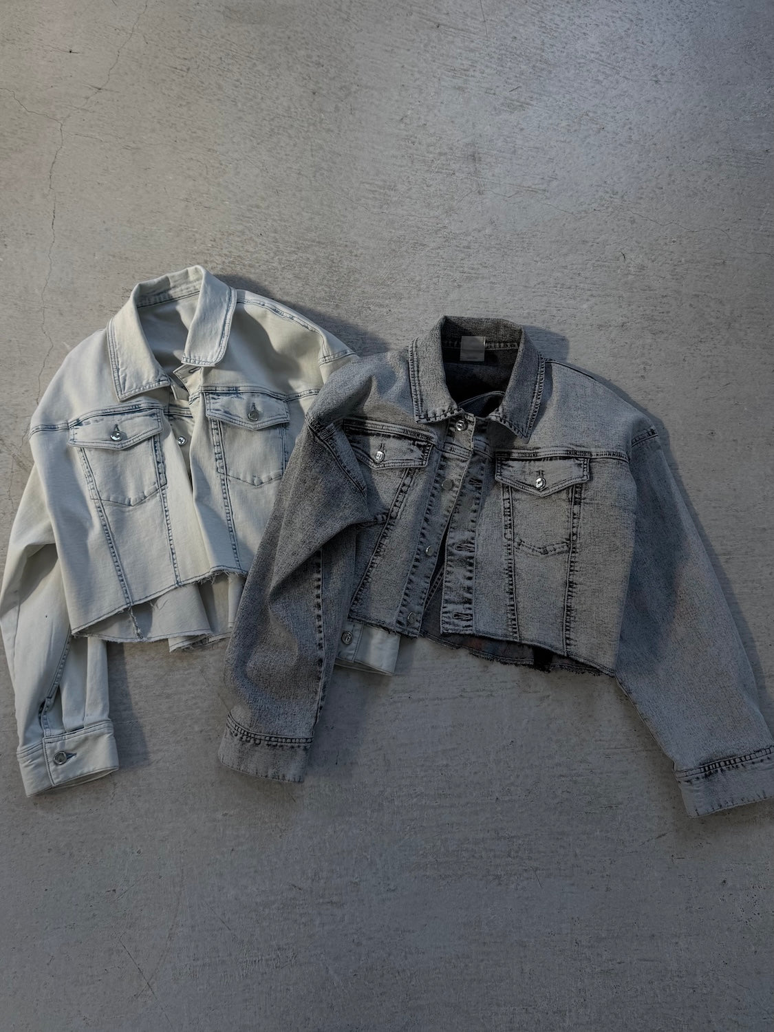 Asymmetrical DENIM jacket