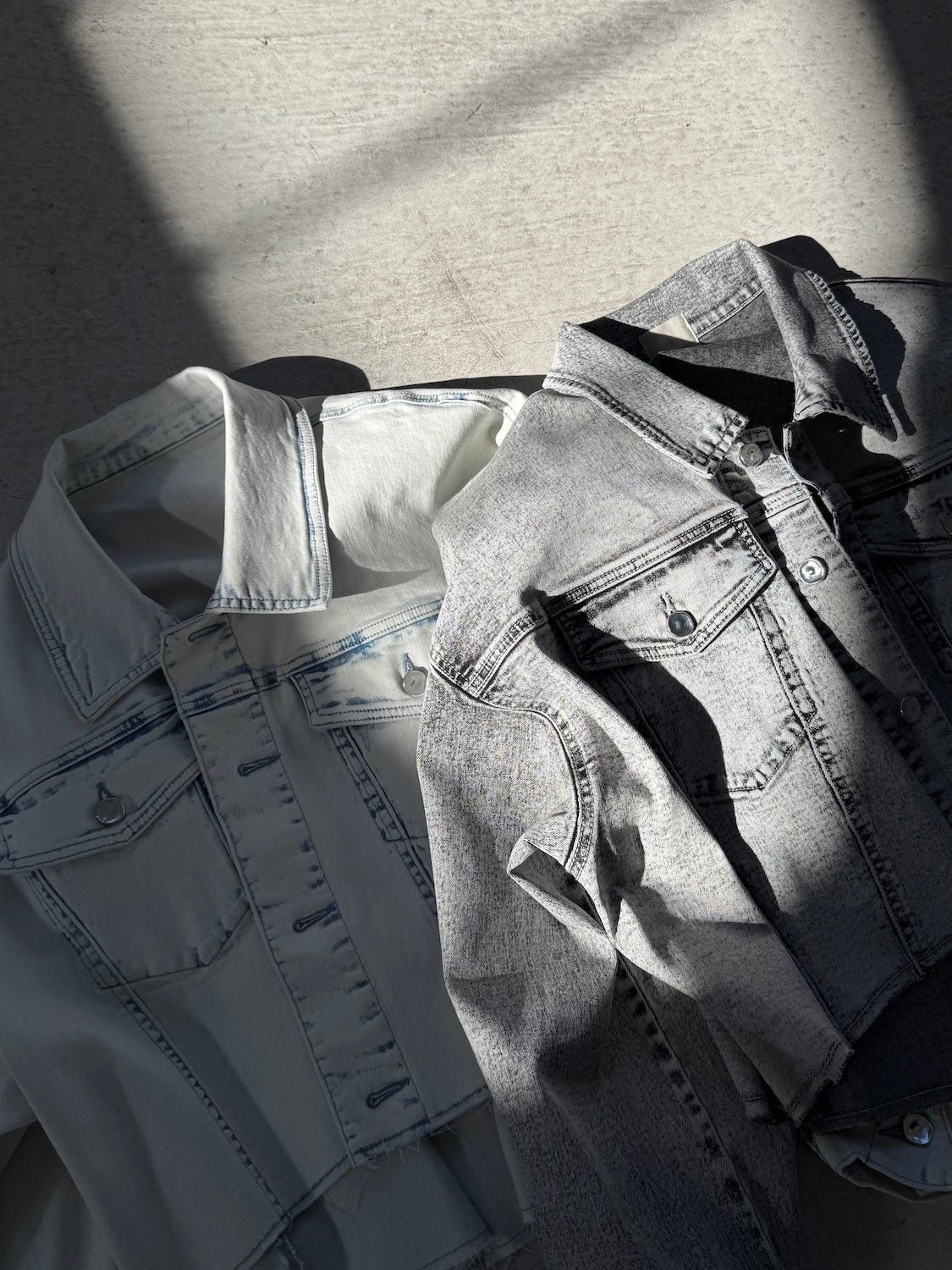 Asymmetrical DENIM jacket