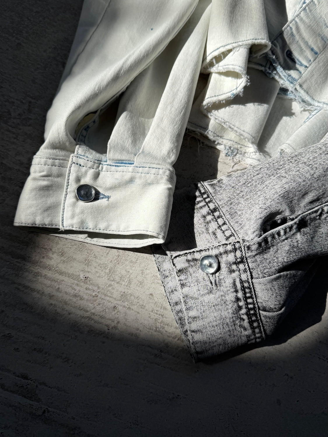 Asymmetrical DENIM jacket
