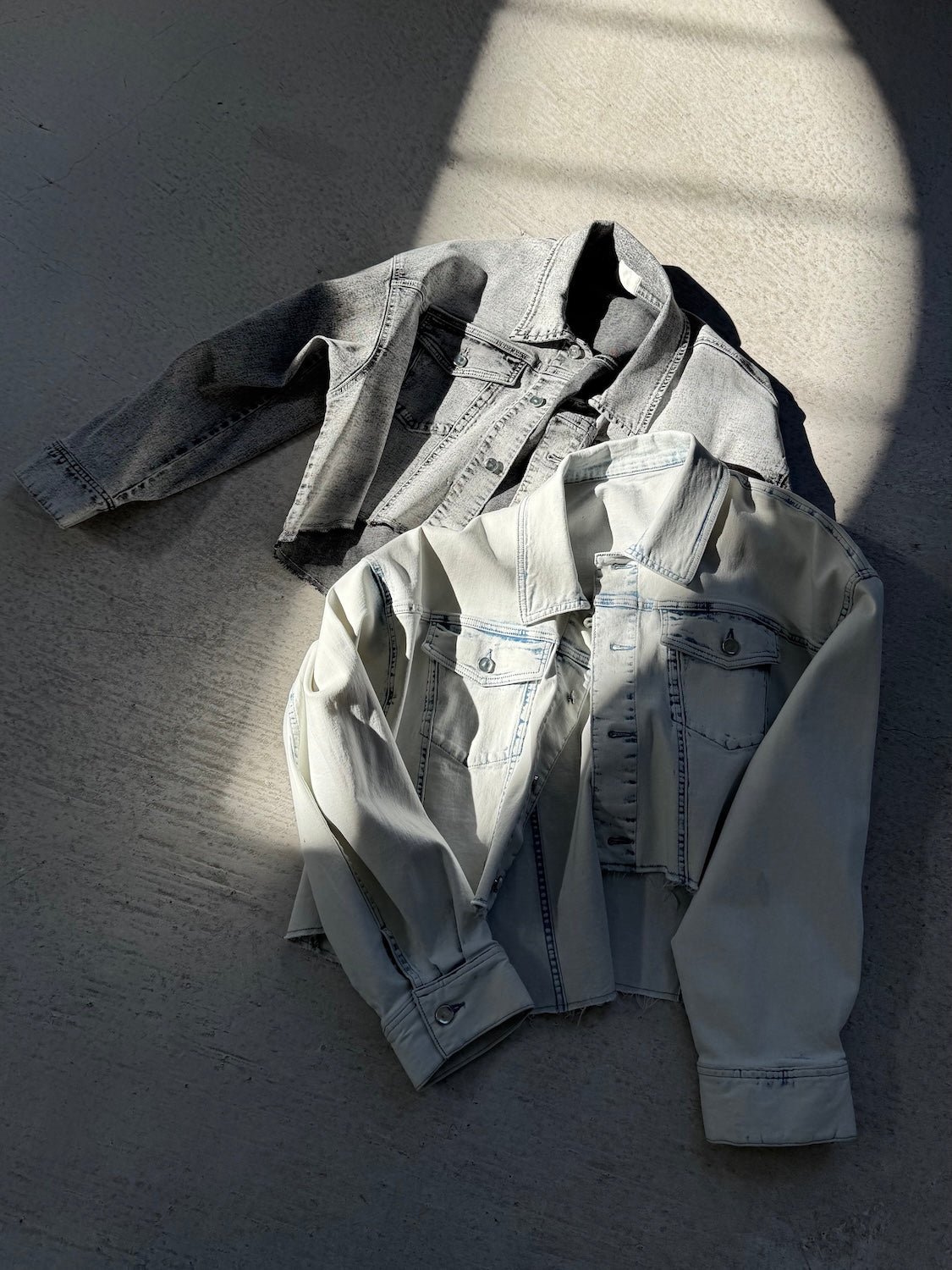 Asymmetrical DENIM jacket