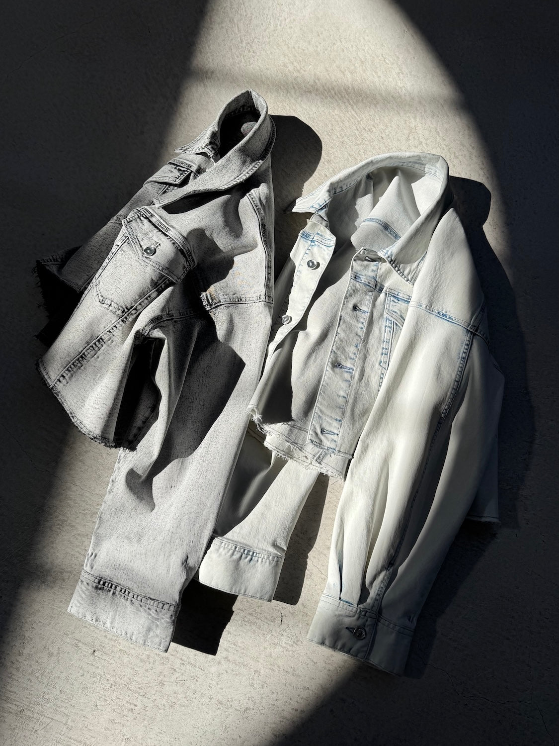 Asymmetrical DENIM jacket