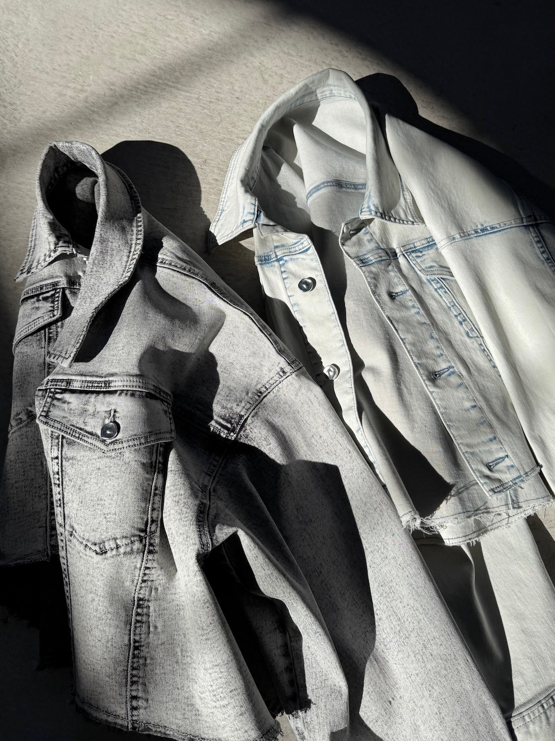 Asymmetrical DENIM jacket