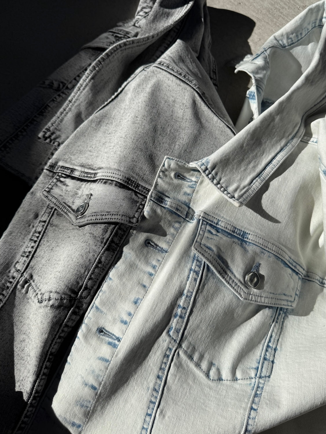 Asymmetrical DENIM jacket