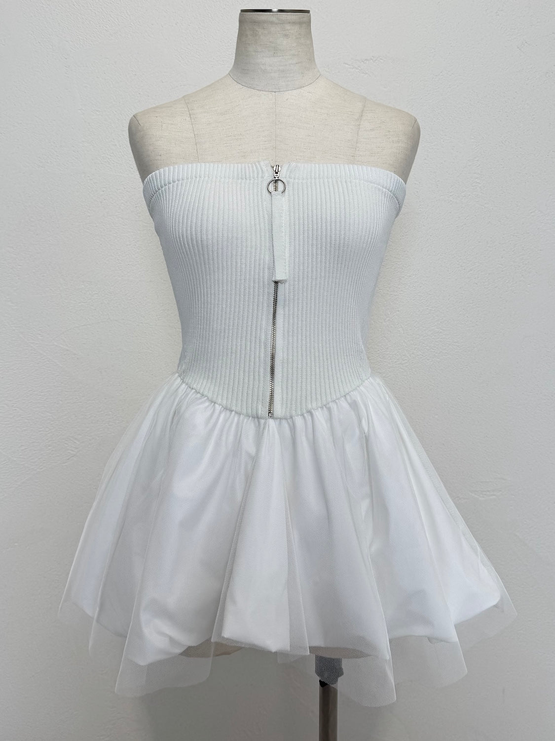 ニット ドッキング バルーンペプラム