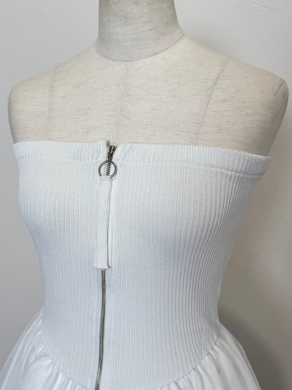 ニット ドッキング バルーンペプラム