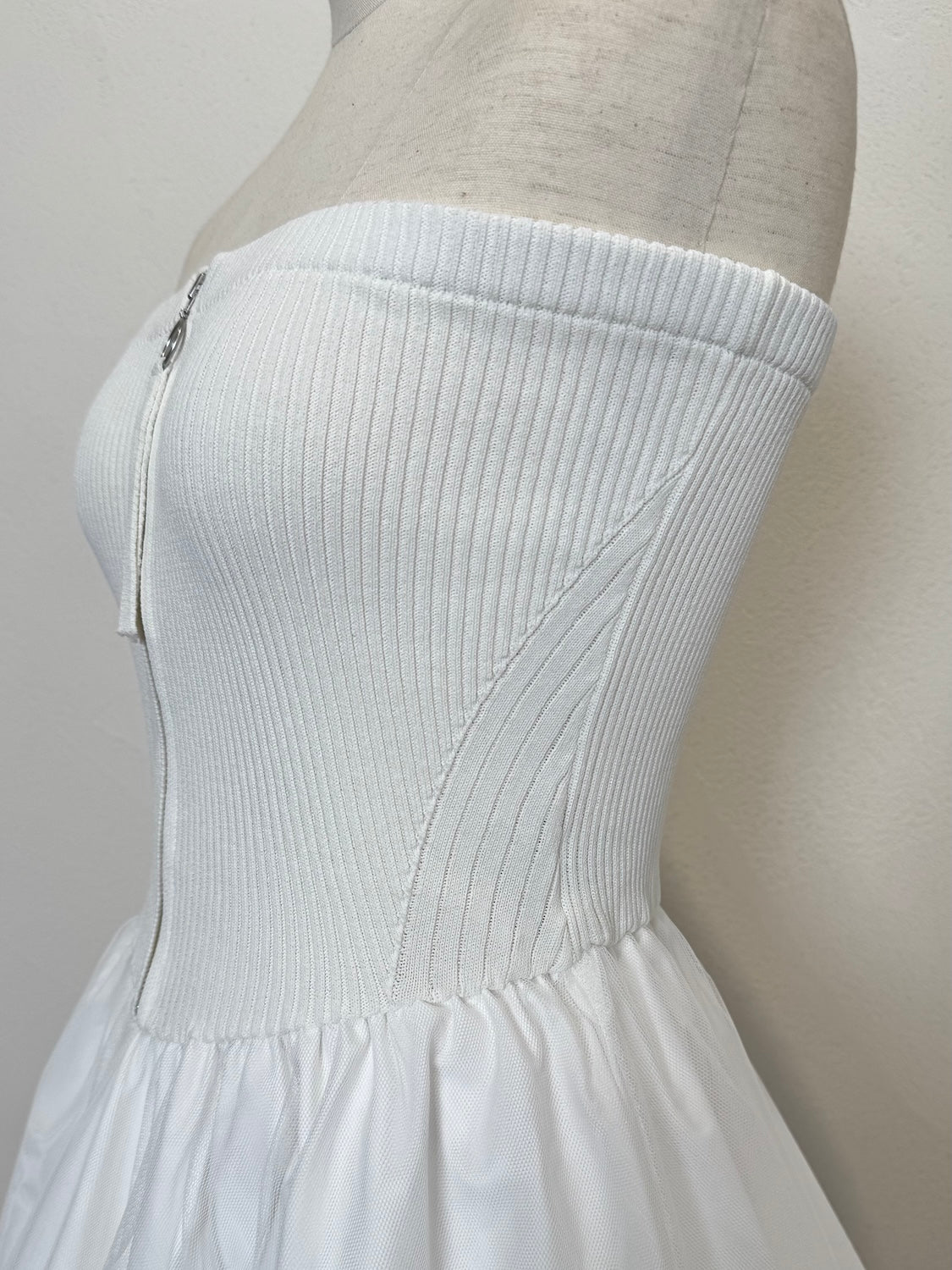 ニット ドッキング バルーンペプラム