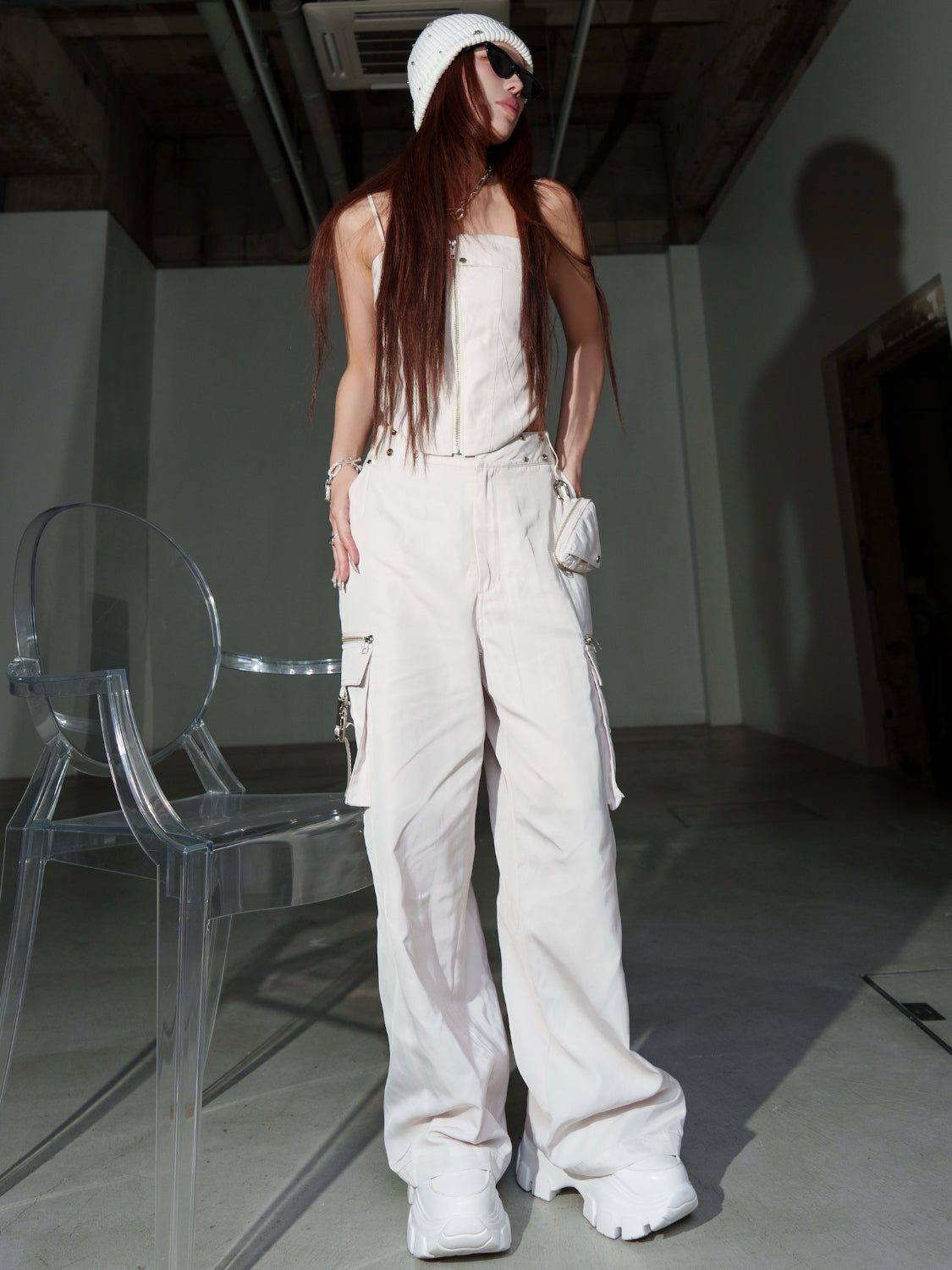 Multi ビジュー Summer KNITキャップ