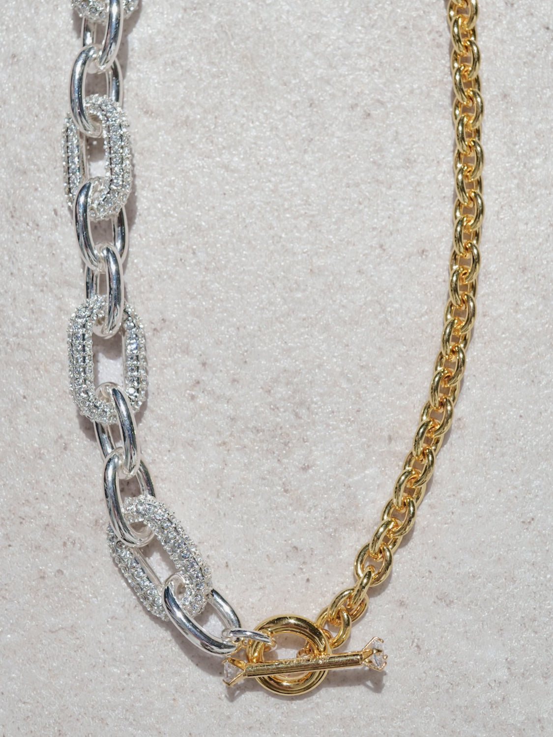 Oval Link マンテル ネックレス