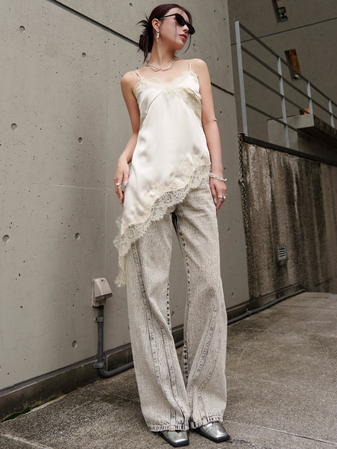 MODEL:159cm<br>着用サイズ:0