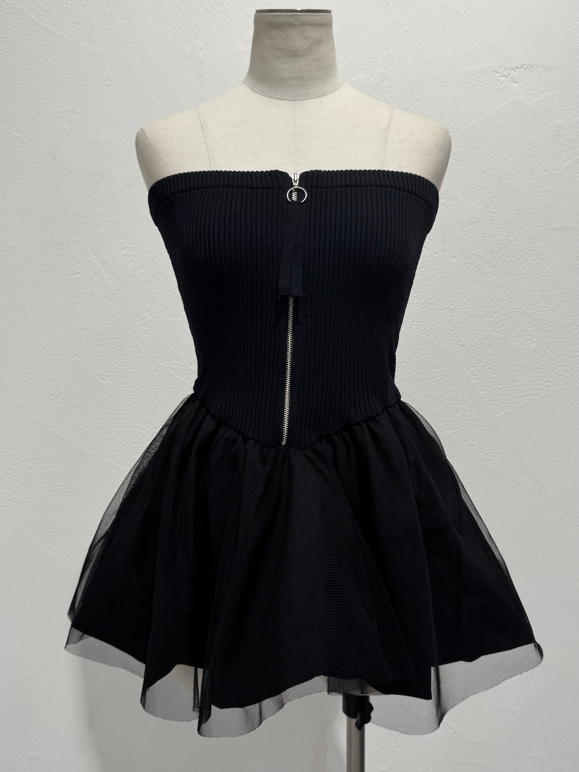 ニット ドッキング バルーンペプラム