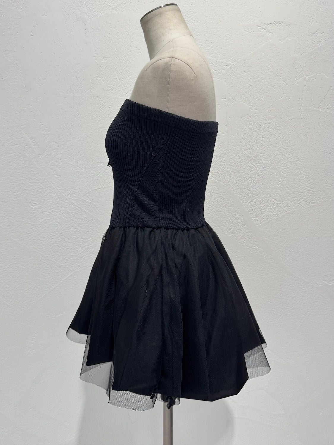 ニット ドッキング バルーンペプラム