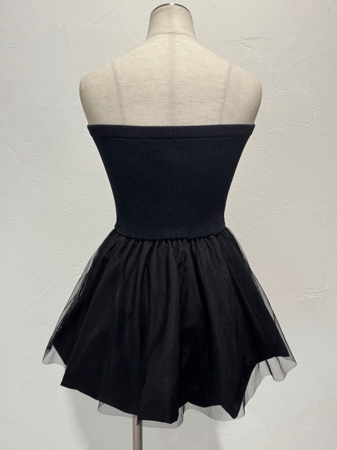 ニット ドッキング バルーンペプラム