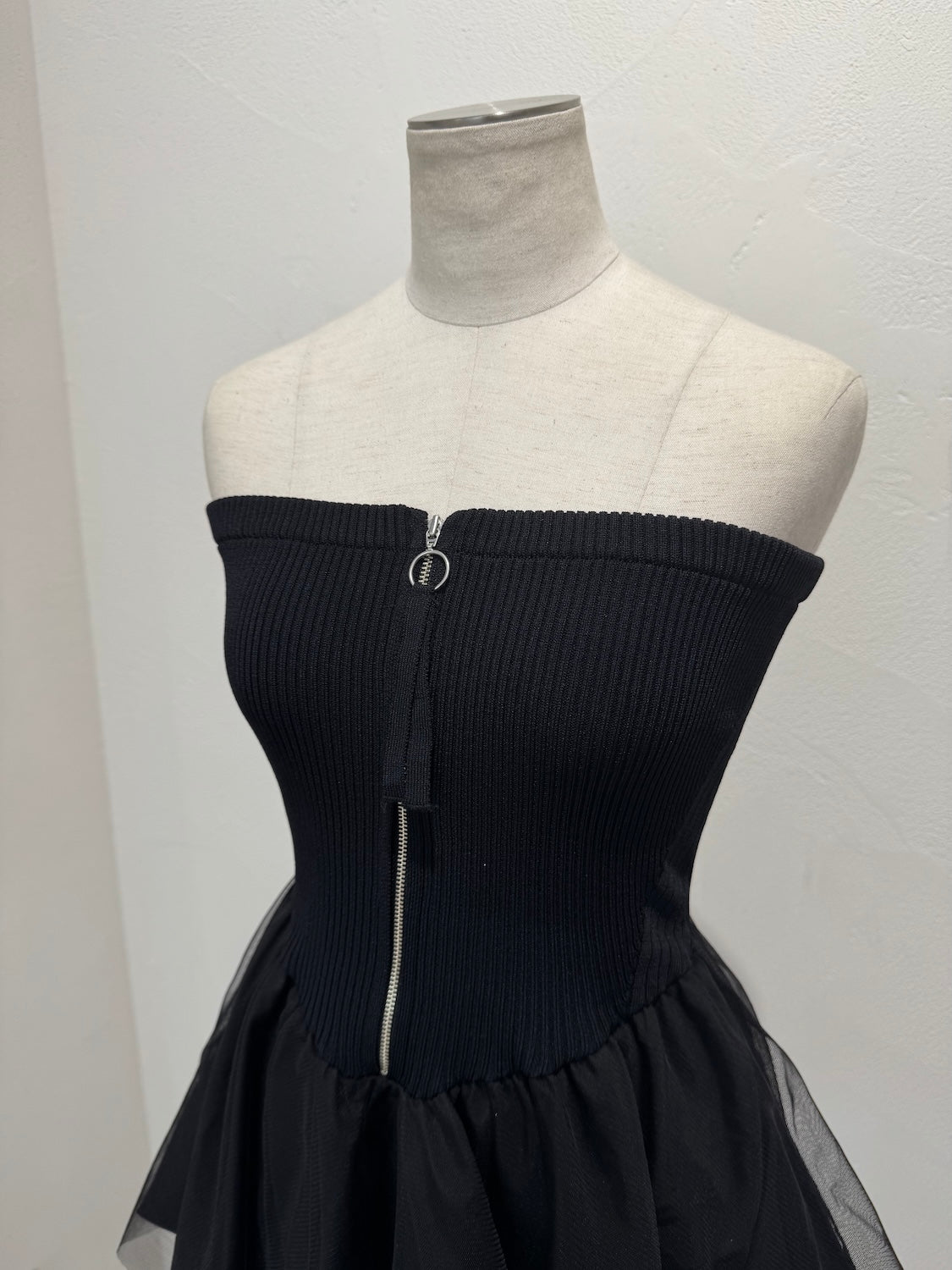 ニット ドッキング バルーンペプラム