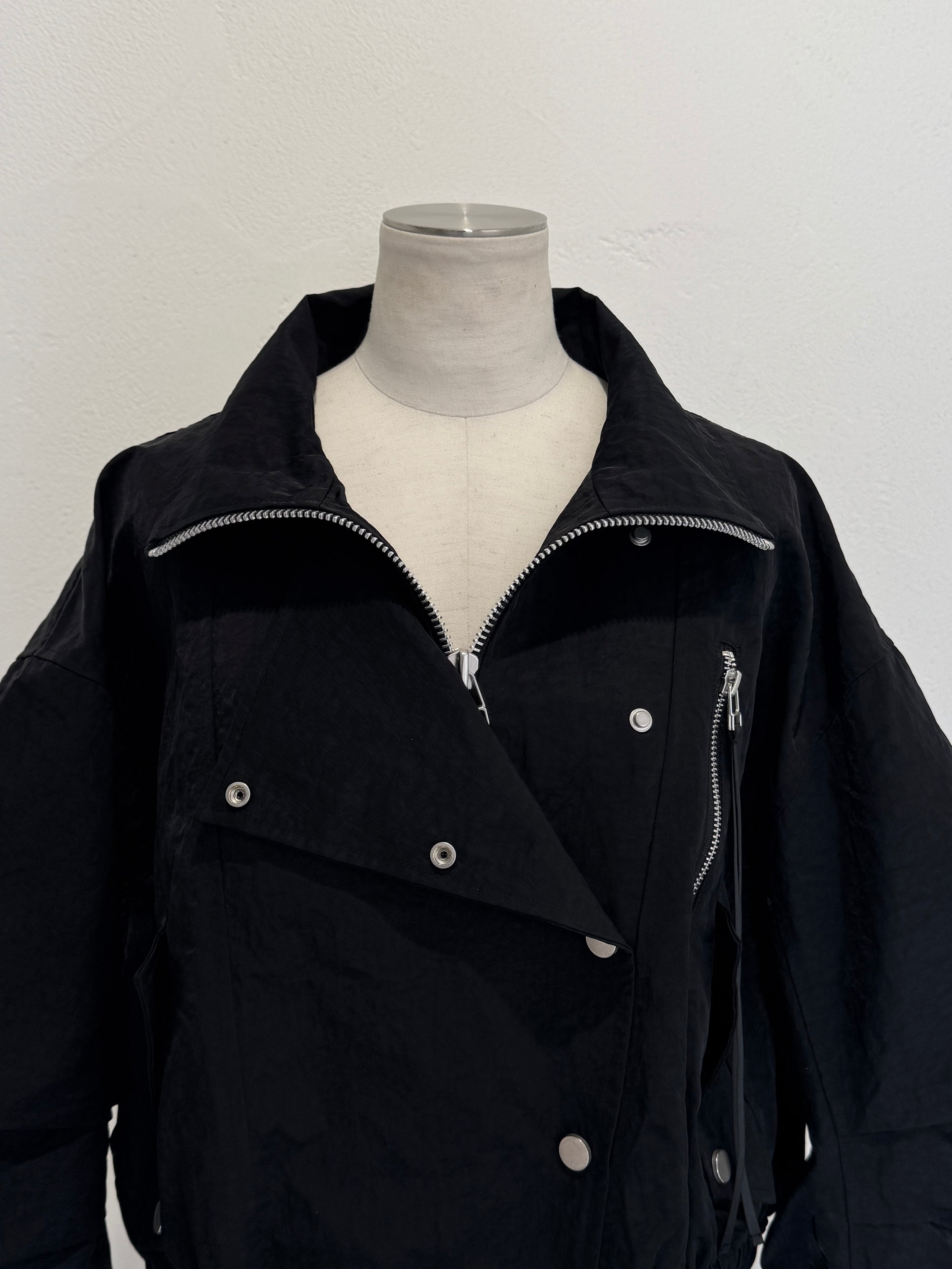 ミリタリー ライダースルック ブルゾン