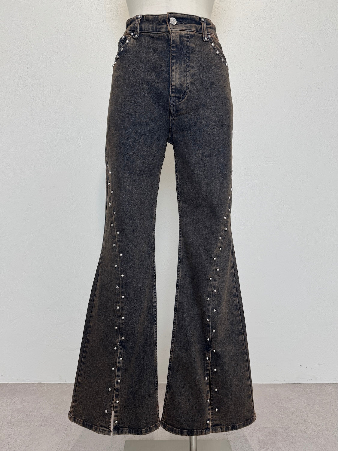 Multi スタッズ Stretch デニム