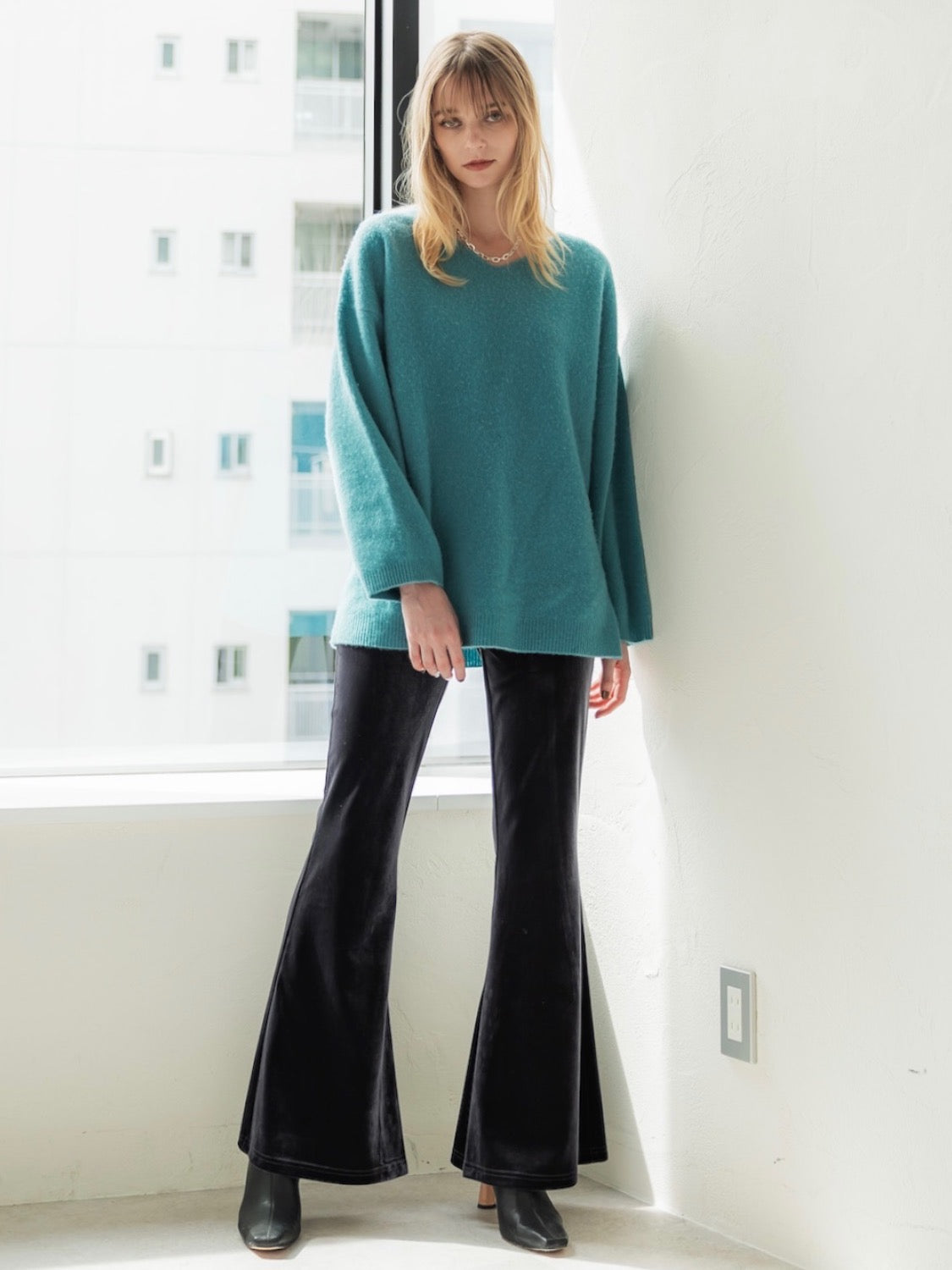 ウール Knit プルオーバー