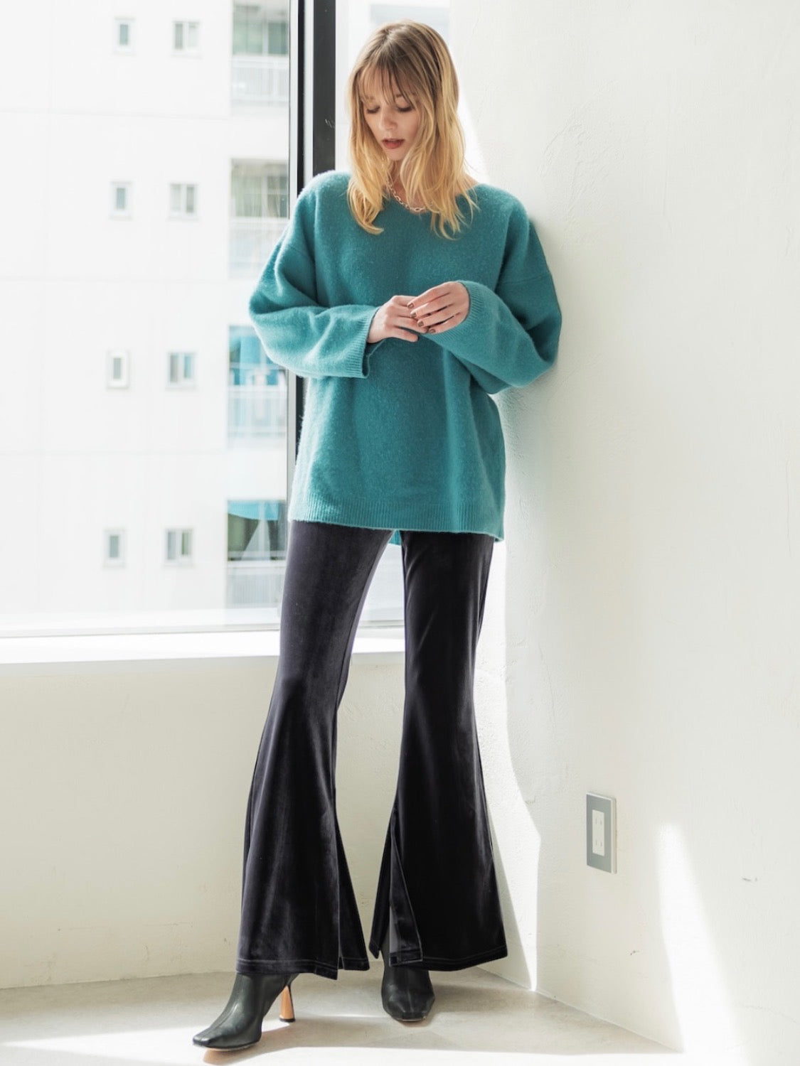 MODEL:171cm COLOR:ブルー