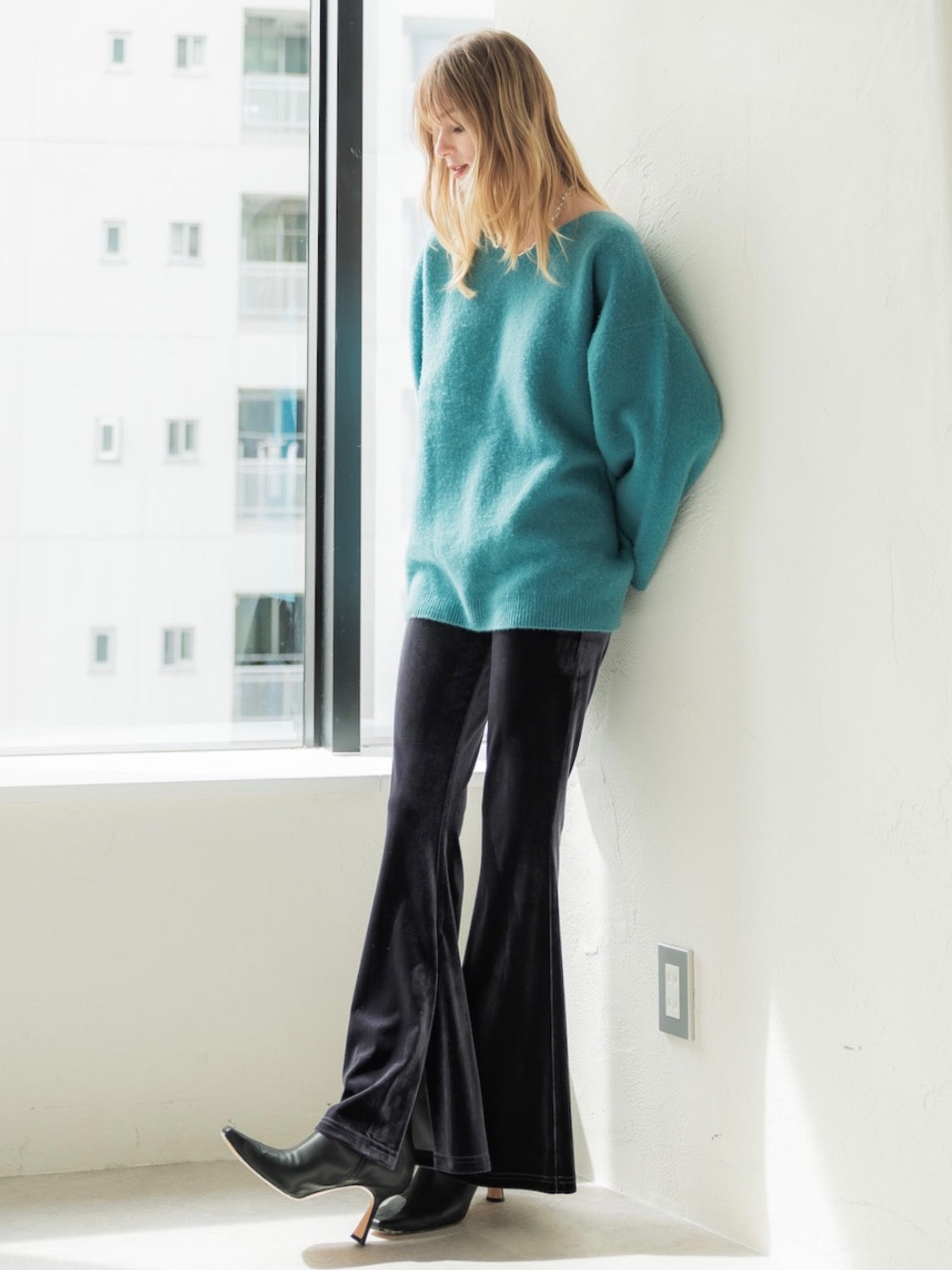 ウール Knit プルオーバー
