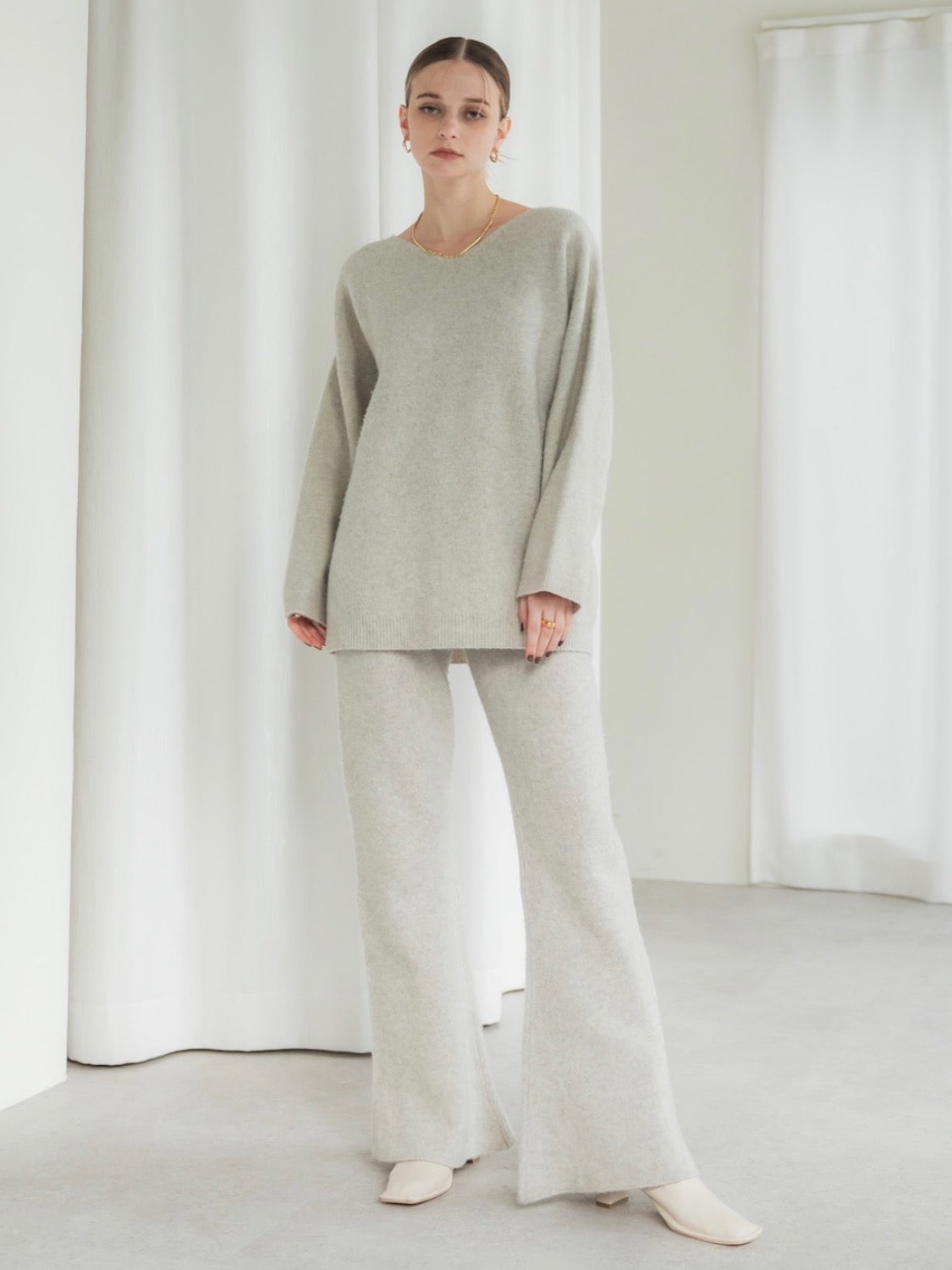 ウール Knit プルオーバー