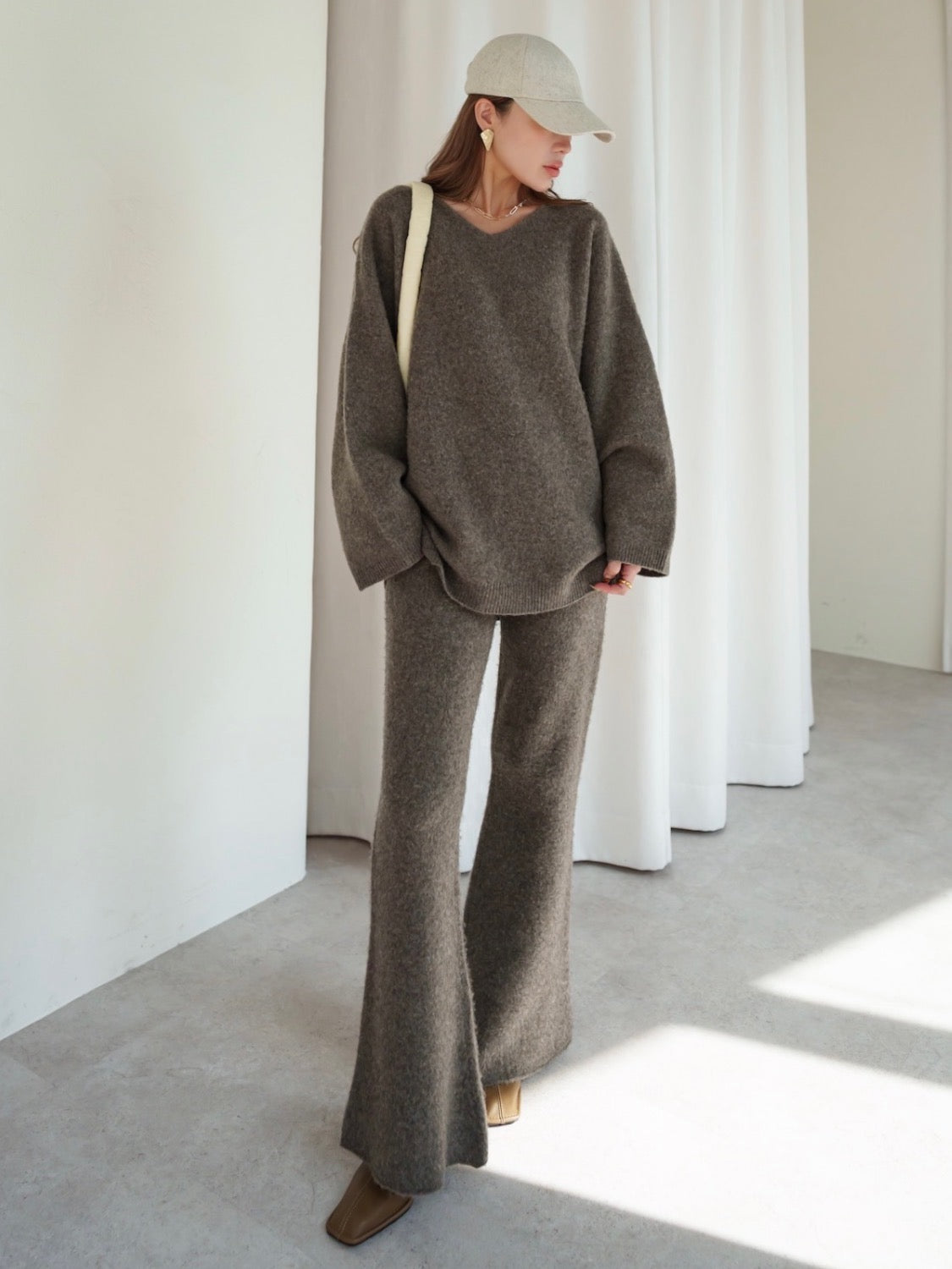 ウール Knit プルオーバー