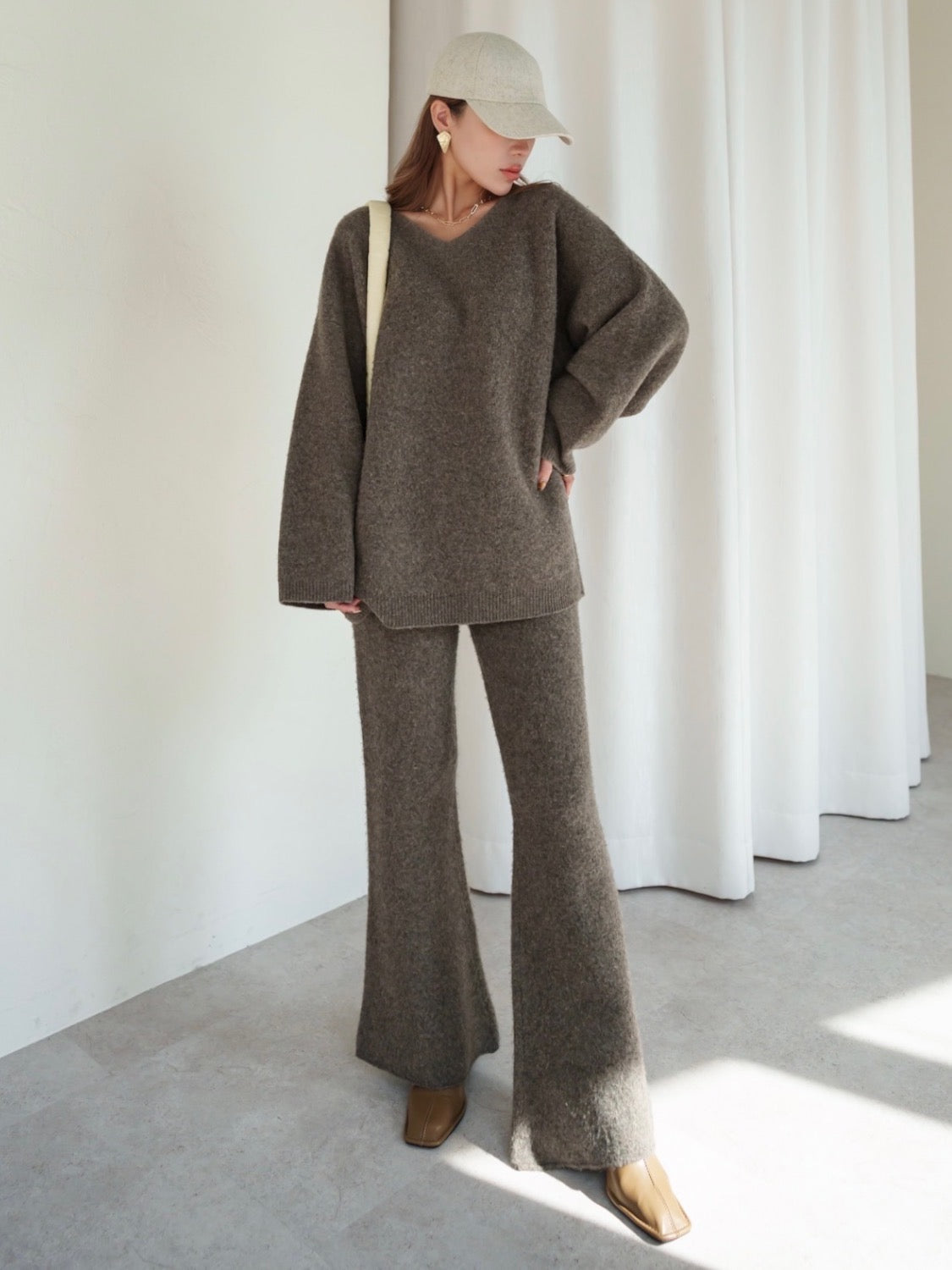 ウール Knit プルオーバー