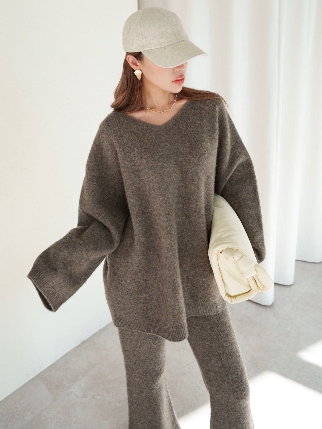 ウール Knit プルオーバー
