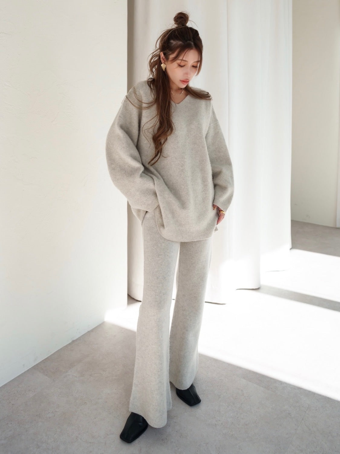 ウール Knit プルオーバー