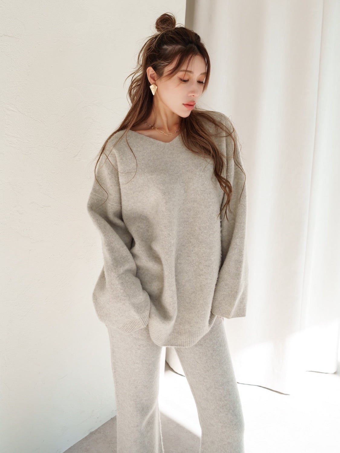 ウール Knit プルオーバー