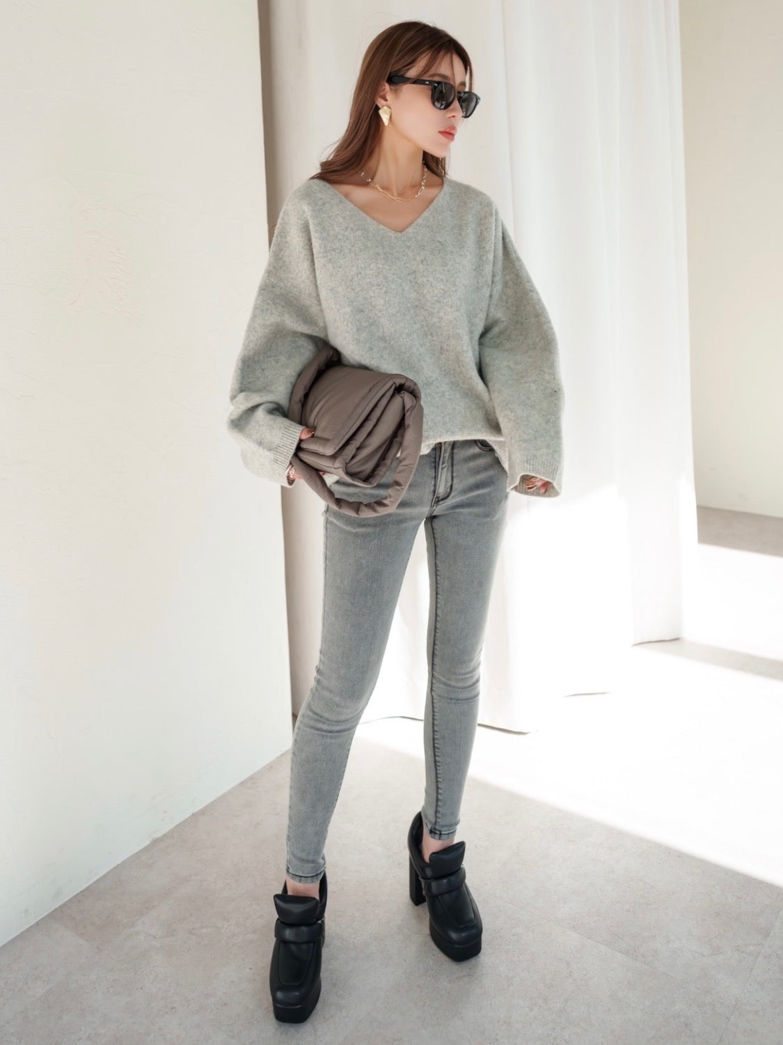 ウール Knit プルオーバー